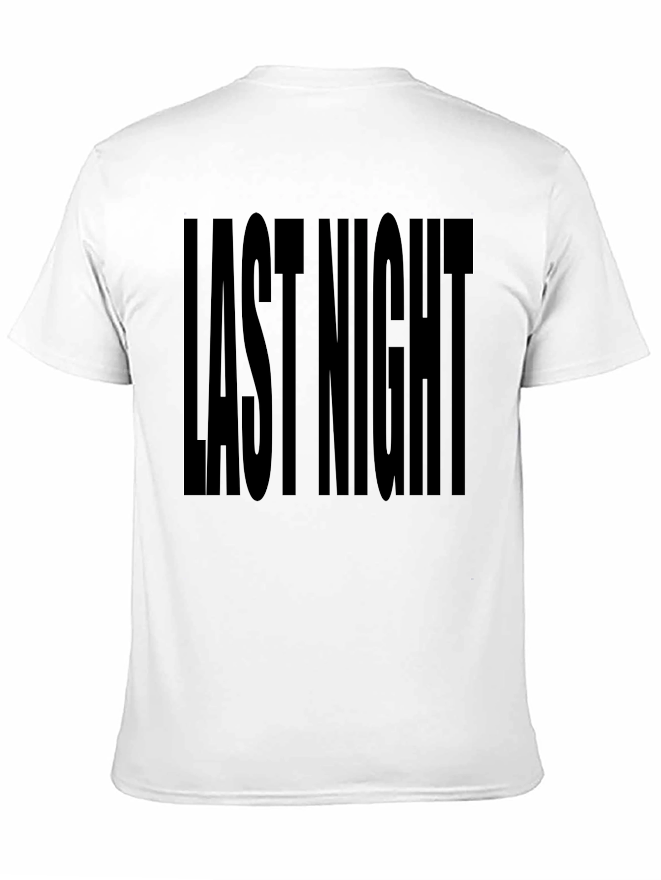 Black Last Night Graphic T-Shirt - Black view 11