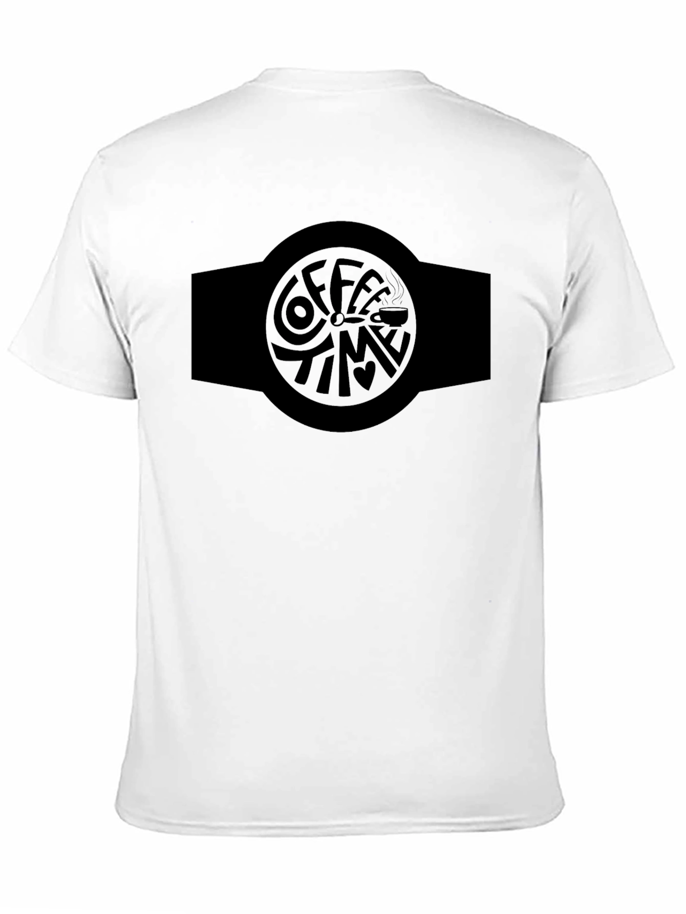 Black Coffee Time Black Graphic Tee view 11