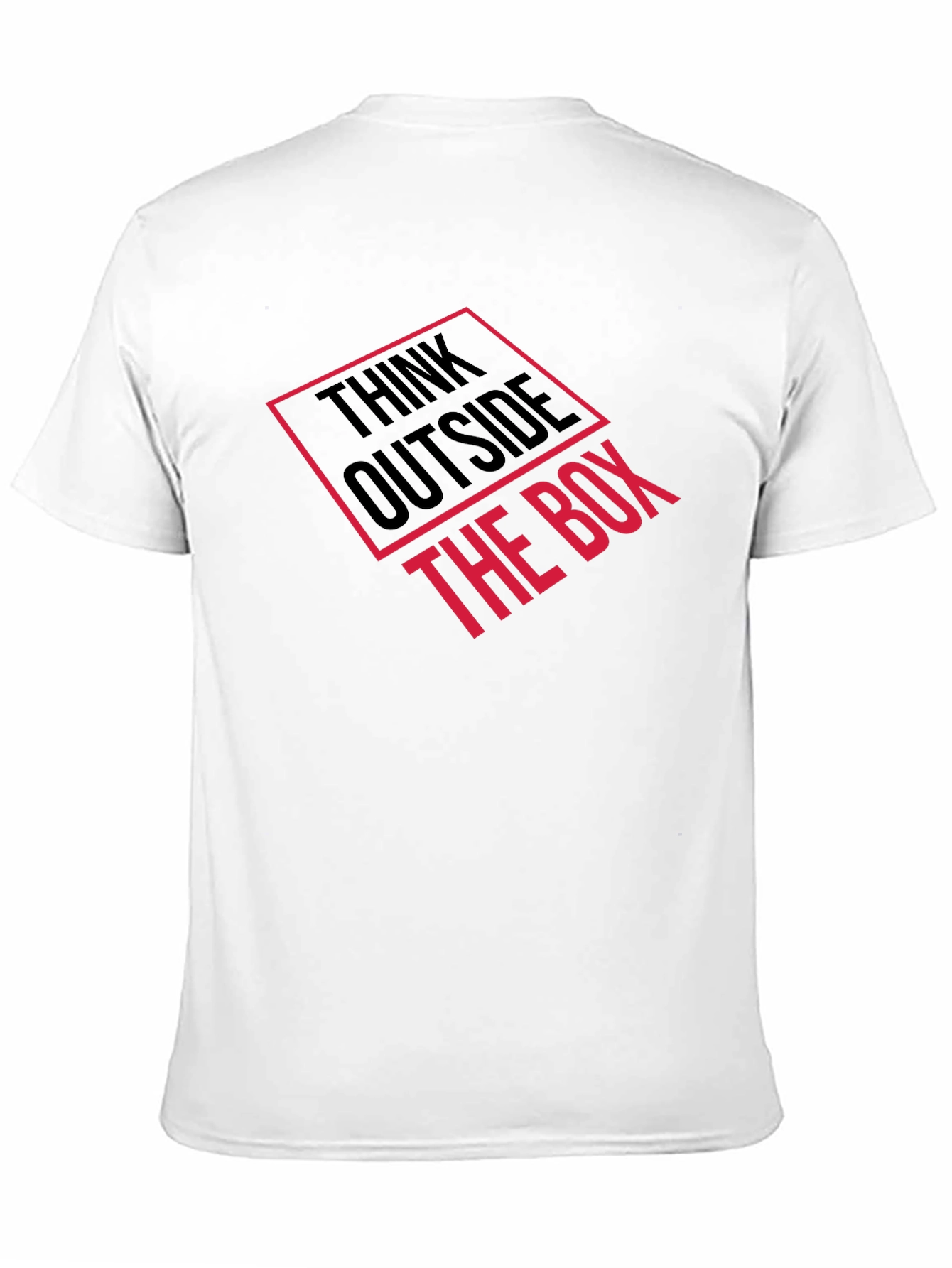 Black Think Outside the Box Graphic Tee - Black view 11