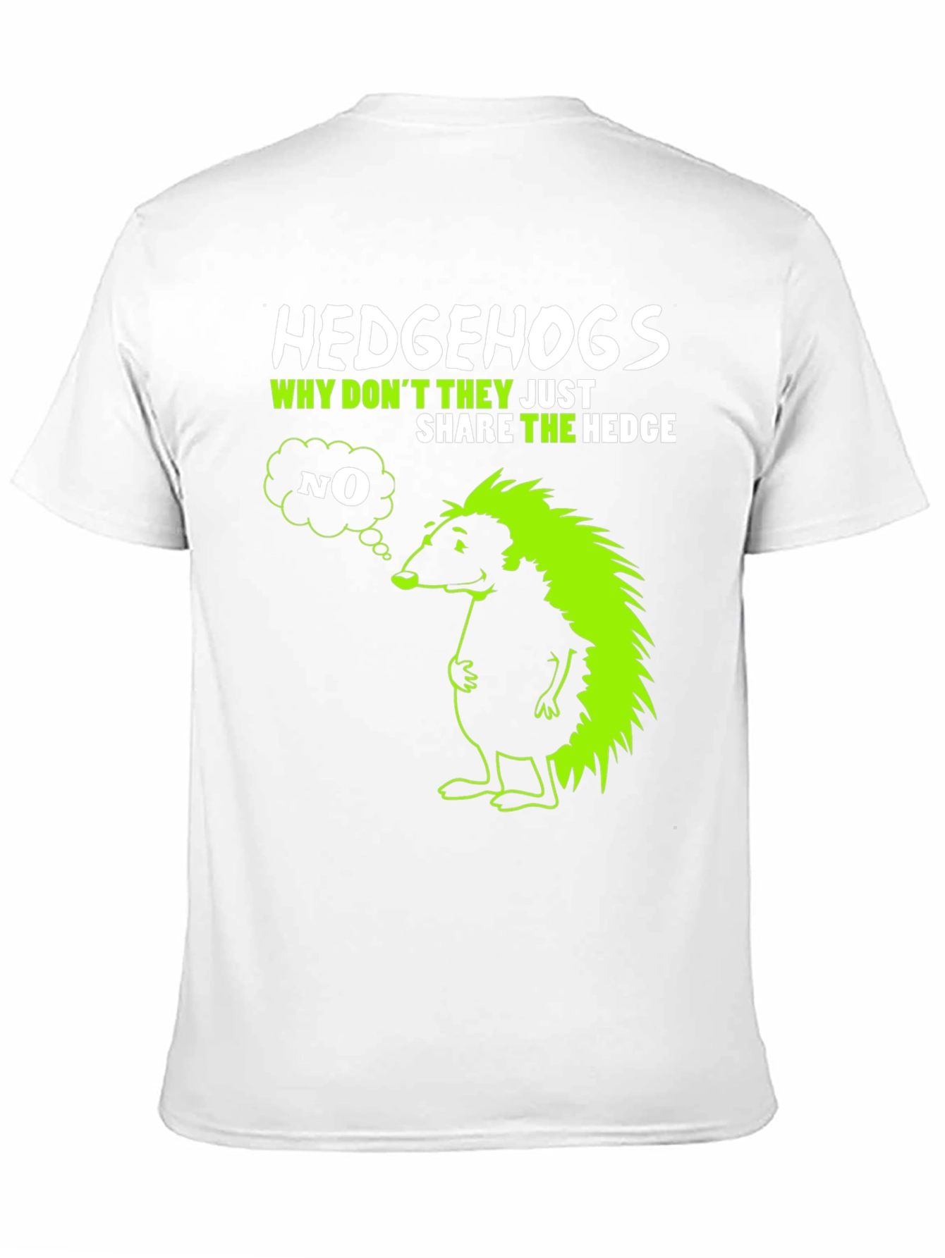 Black Hedgehog Graphic T-Shirt - Why Don't They Share? view 11