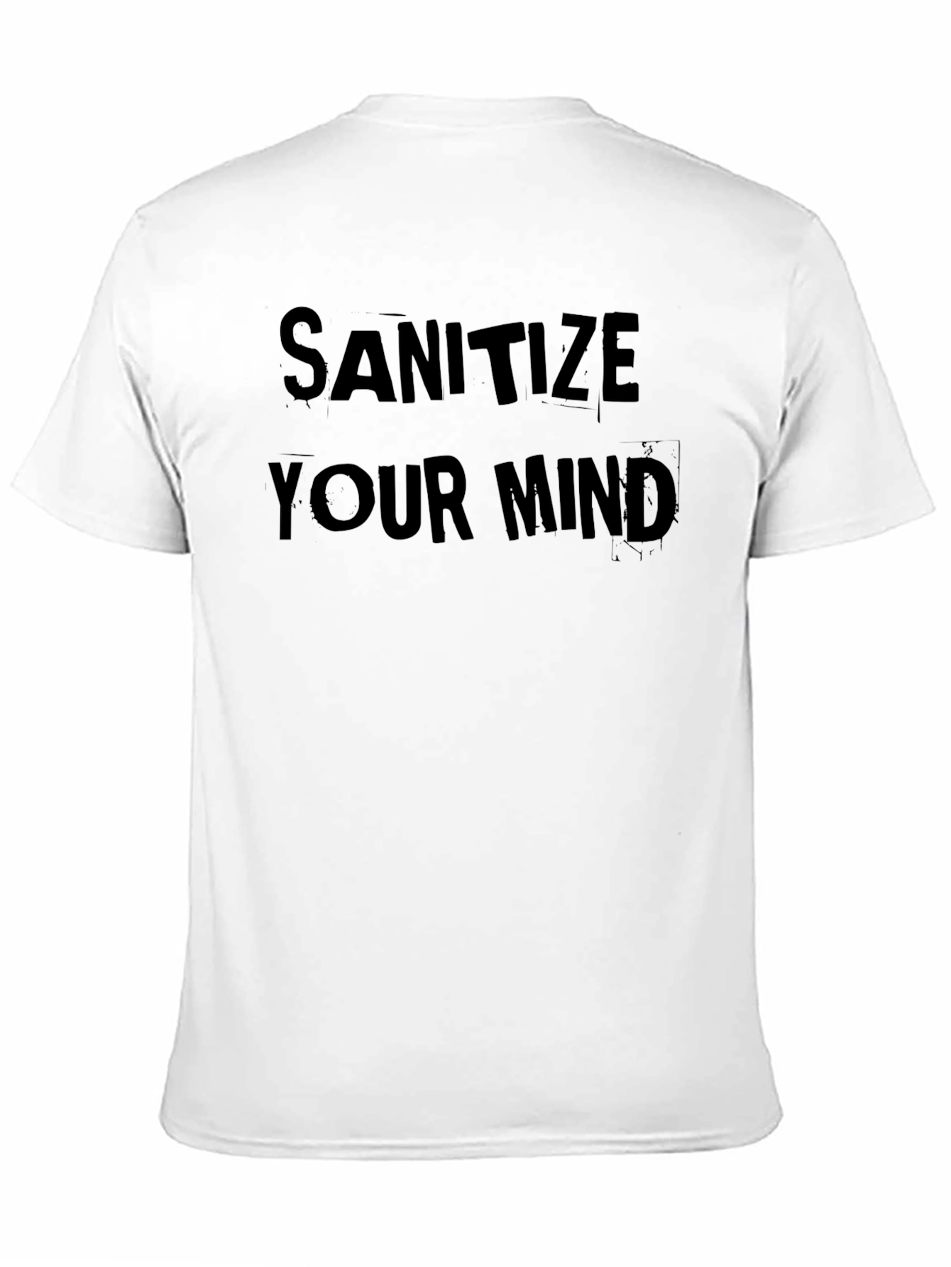 Black Sanitize Your Mind Graphic T-Shirt view 11