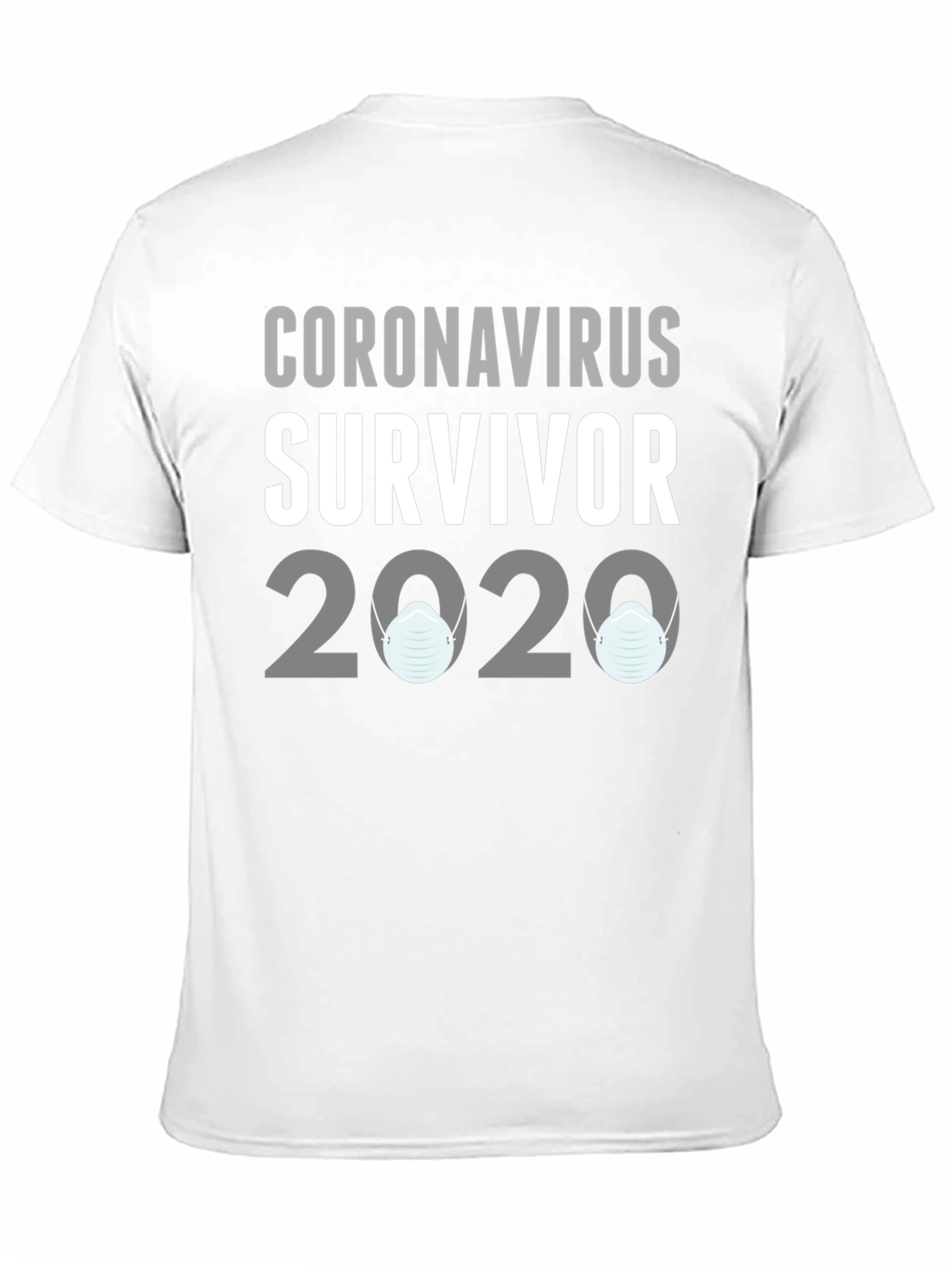 Black Coronavirus Survivor 2020 T-Shirt view 11