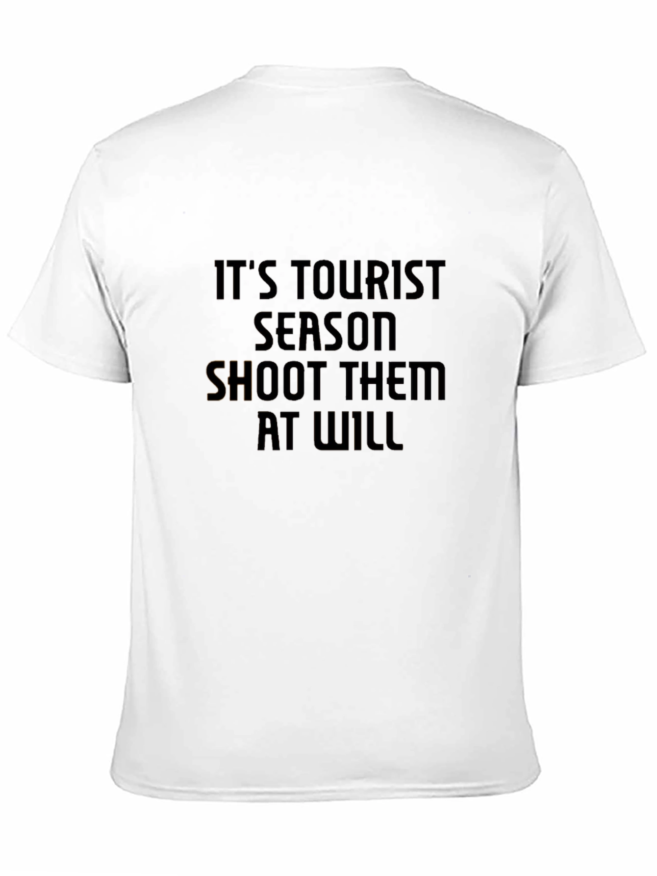 Black It's Tourist Season Graphic T-Shirt view 11