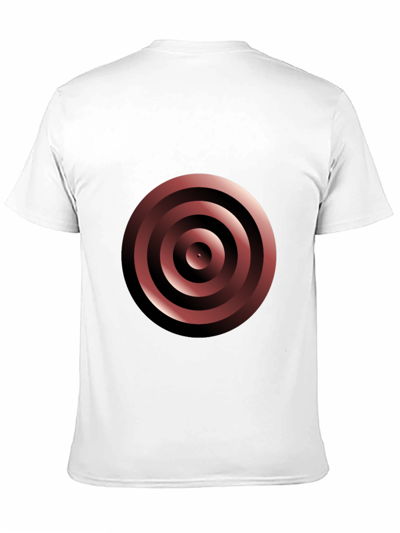 Black Target Graphic Tee - Modern Geometric Design view 11