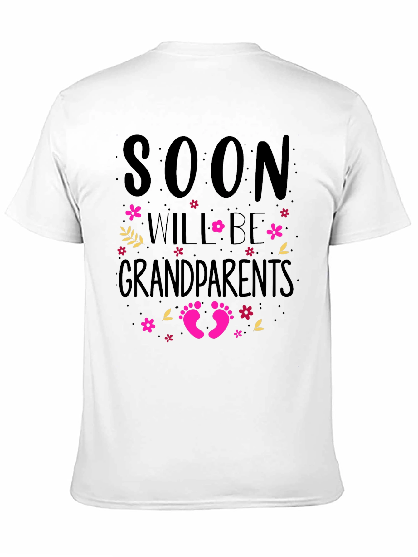Black Soon to be Grandparents T-Shirt view 11