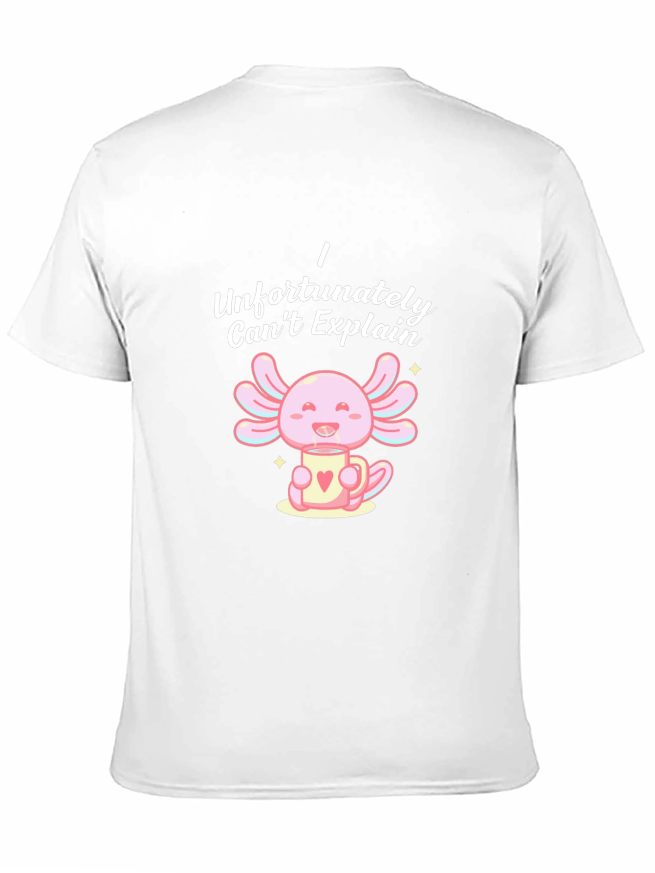 Black Cute Axolotl T-Shirt - I Can't Explain Axolotl Mug view 11