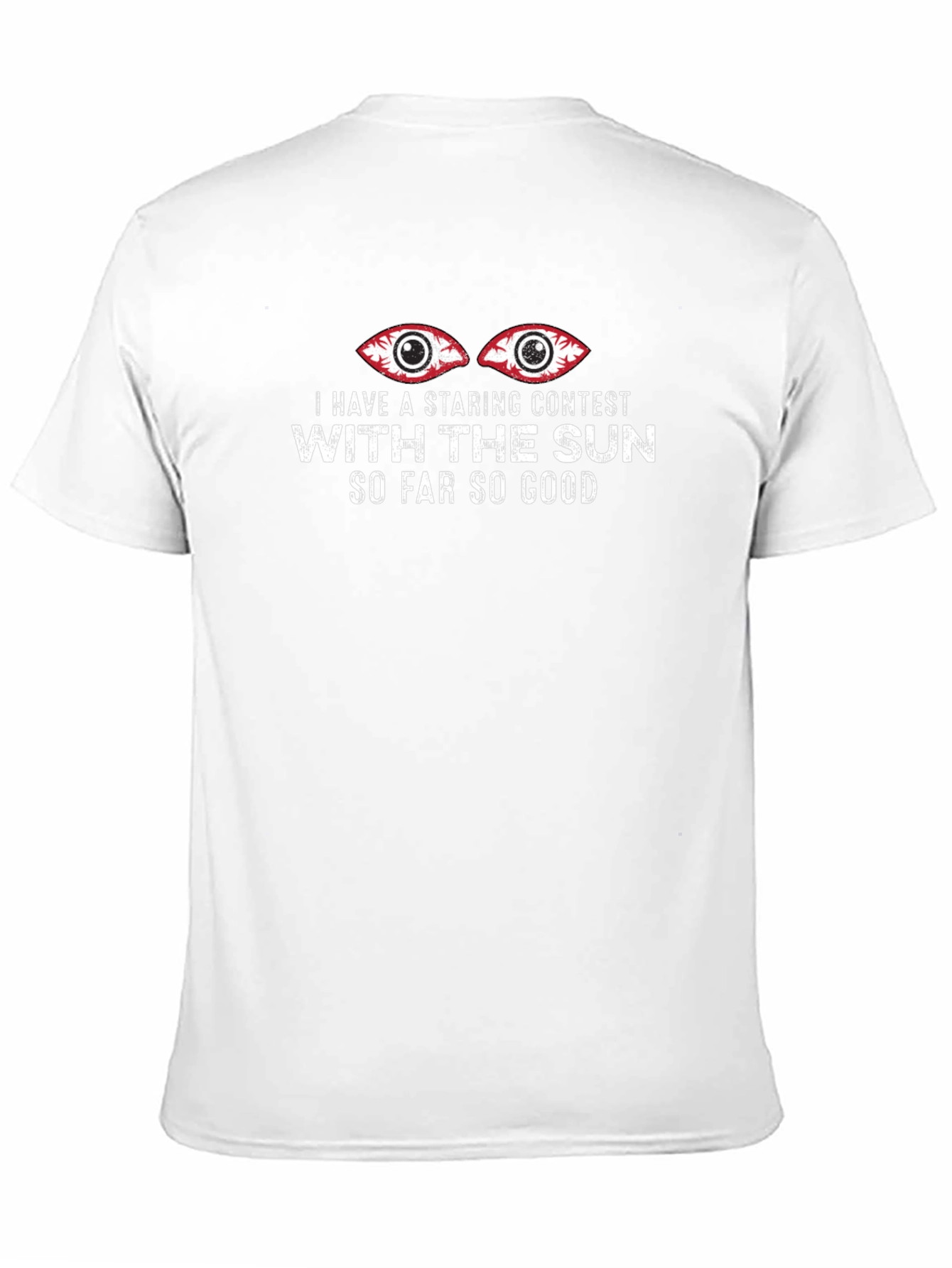 Black Staring Contest T-Shirt - Funny Eye Graphic Tee view 11