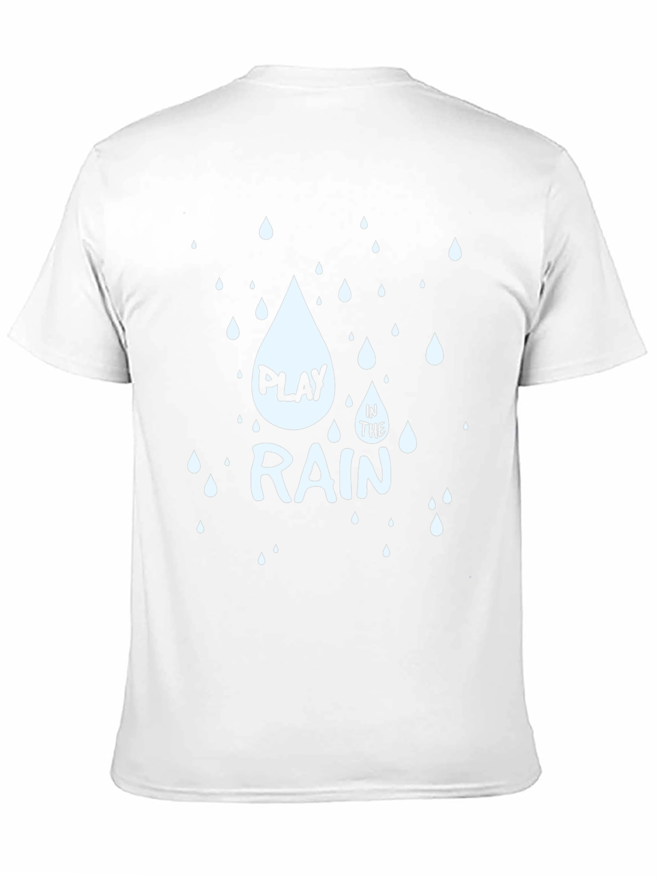 Black Play in the Rain Graphic T-Shirt - Black Casual Tee view 11