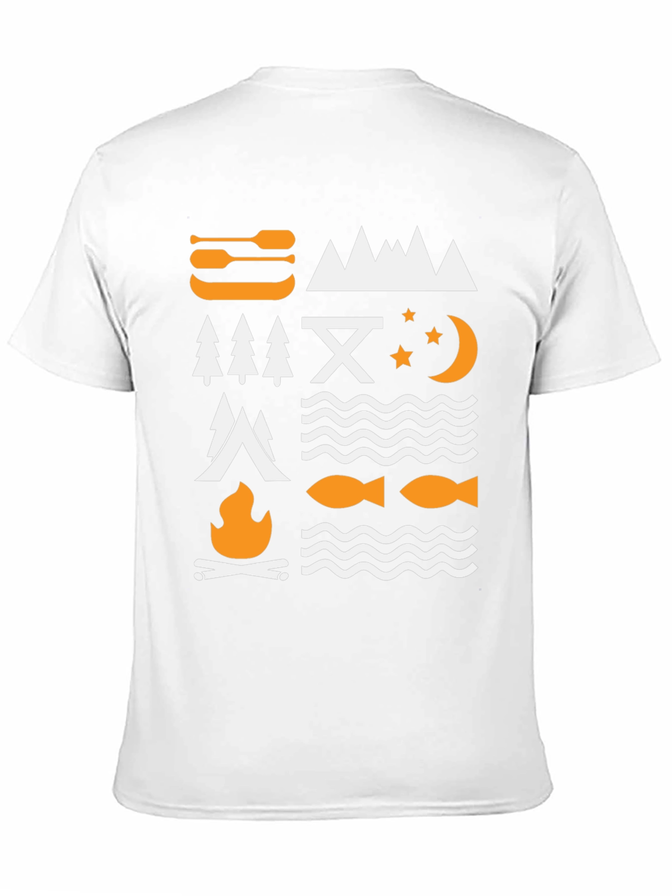 Black Outdoors Adventure Graphic Tee | Camping, Hiking, Fishing Shirt view 11
