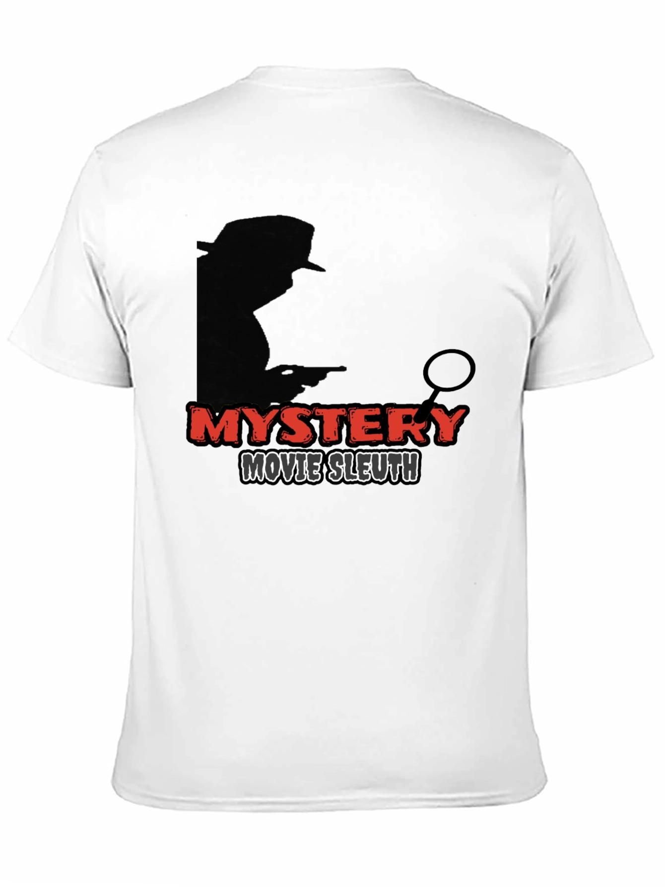Black Mystery Movie Sleuth Graphic Tee view 11