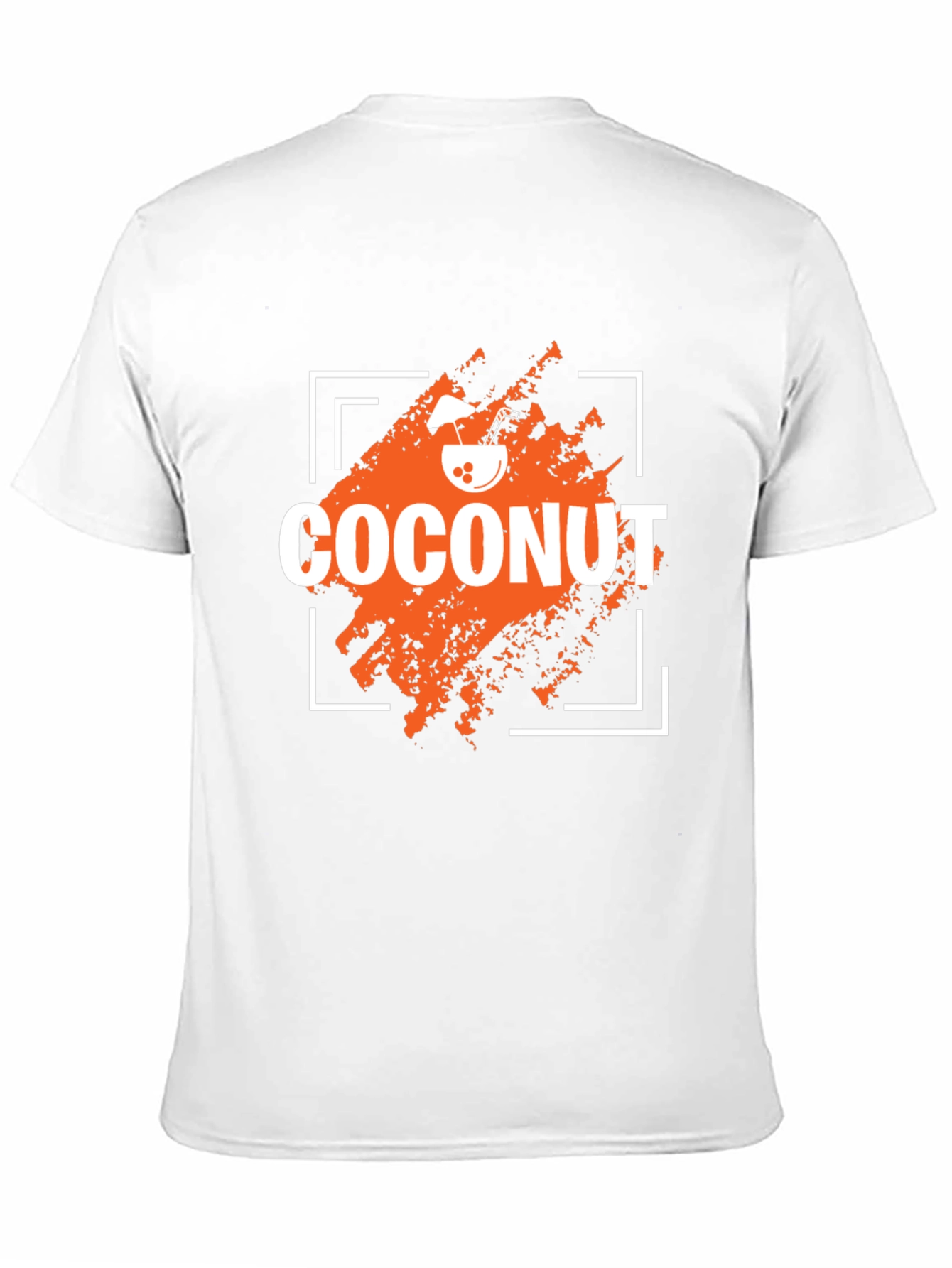 Black Coconut Graphic Print Crew Neck T-Shirt view 11