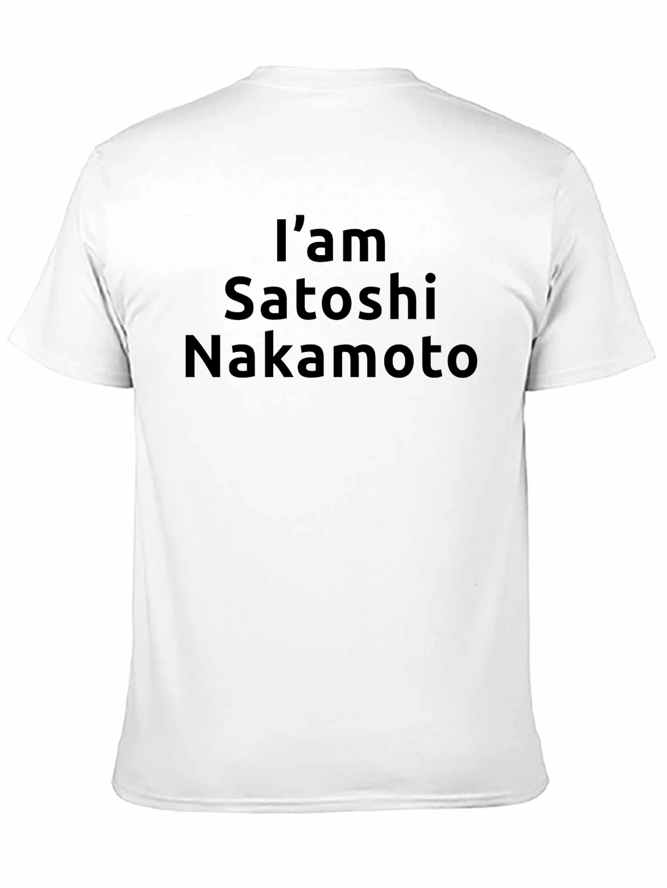 Black I'm Satoshi Nakamoto T-Shirt - Crypto Tee view 11