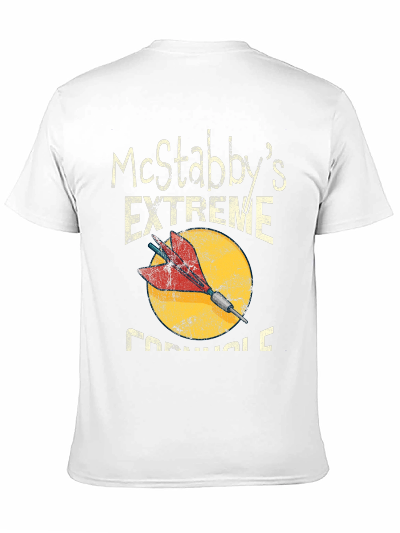 Black McStabby's Extreme Cornhole T-Shirt view 11