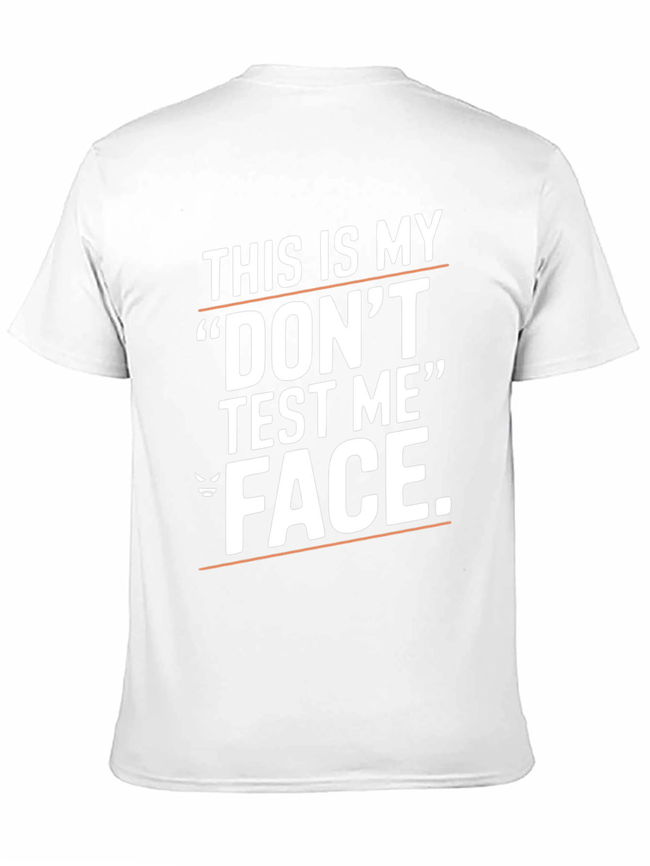 Black Don't Test Me Graphic Tee - Black Cotton T-Shirt view 11