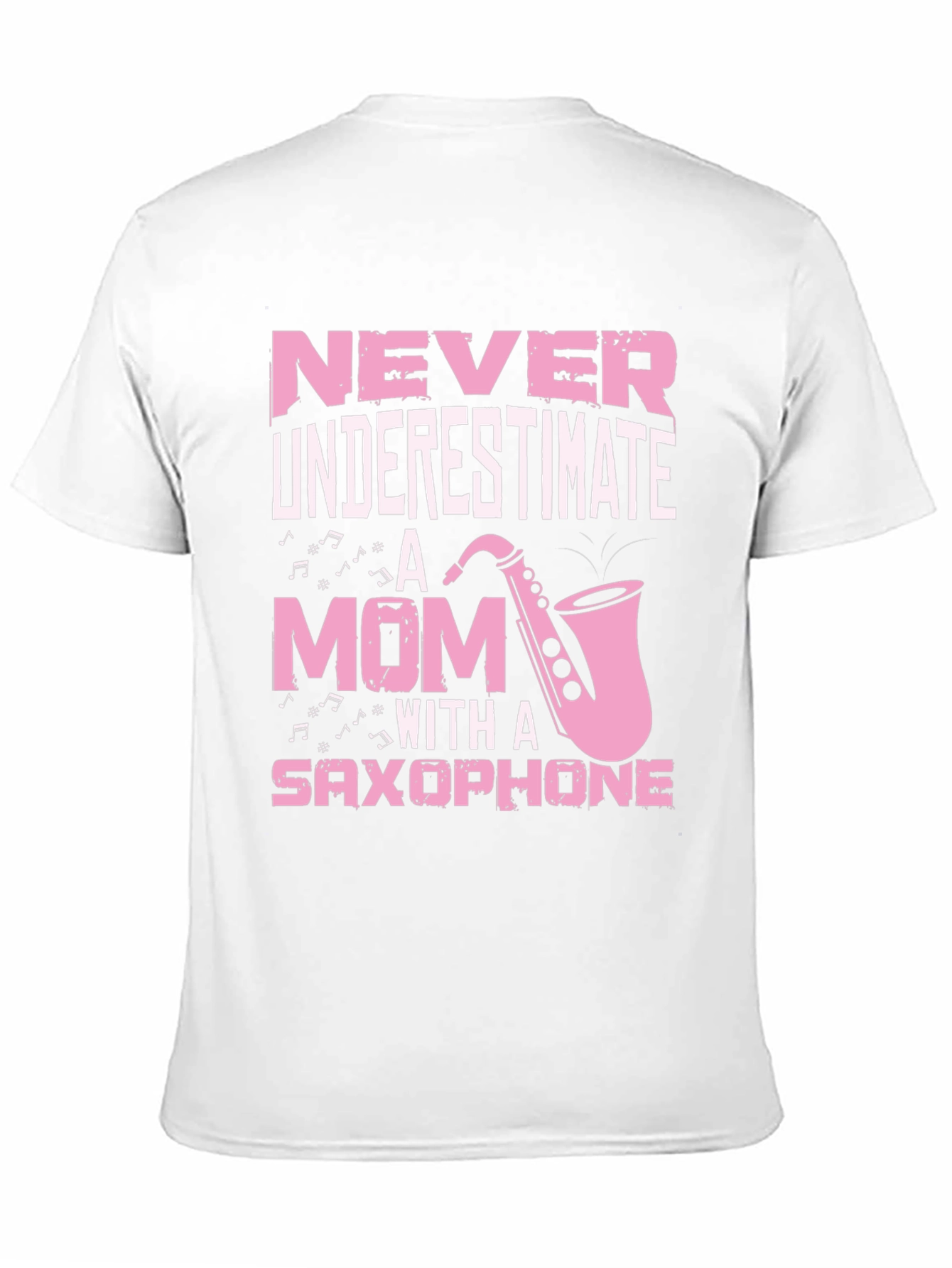 Black Never Underestimate a Mom Saxophone T-Shirt view 11
