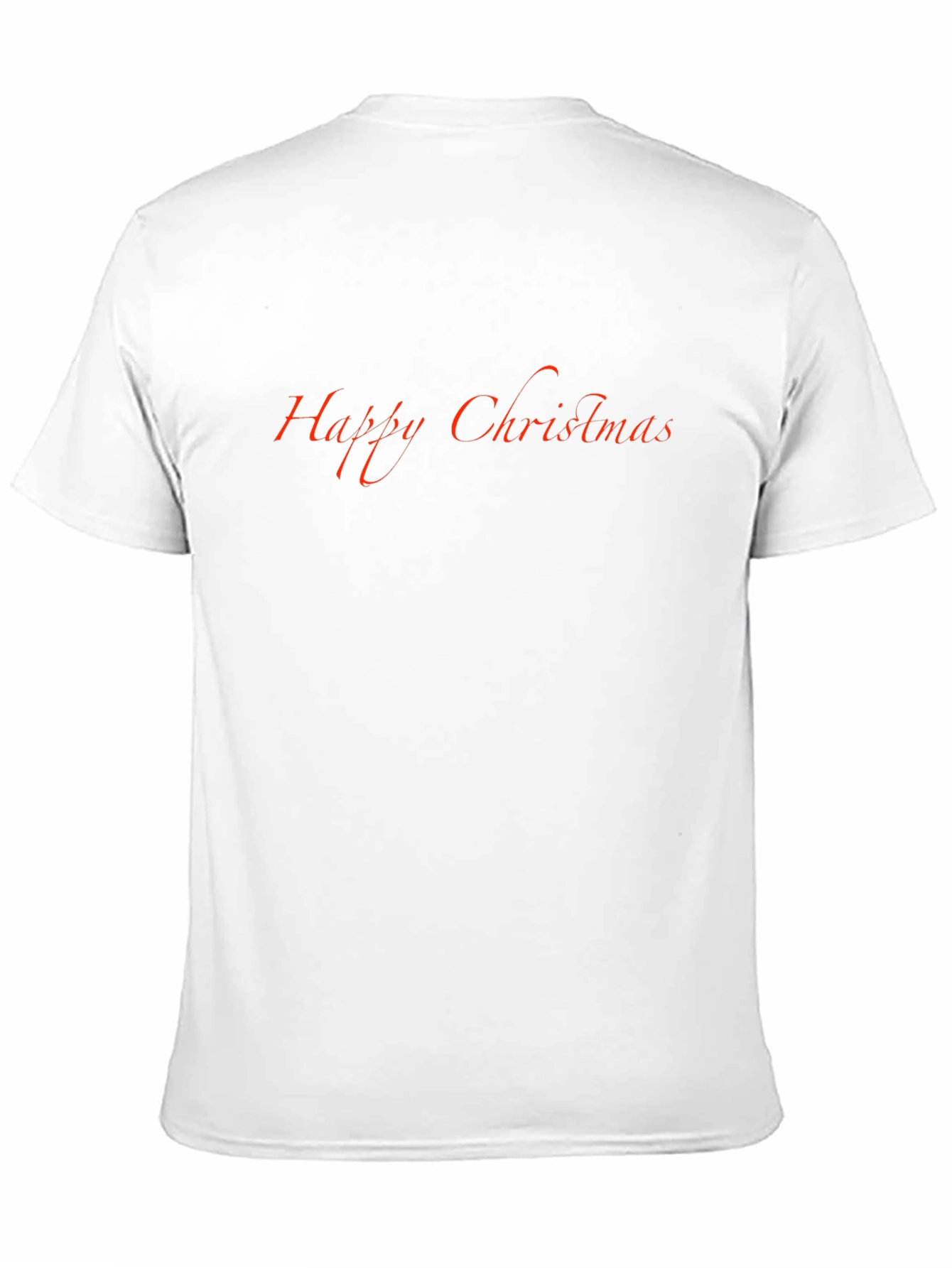 Black Happy Christmas Black T-Shirt view 11