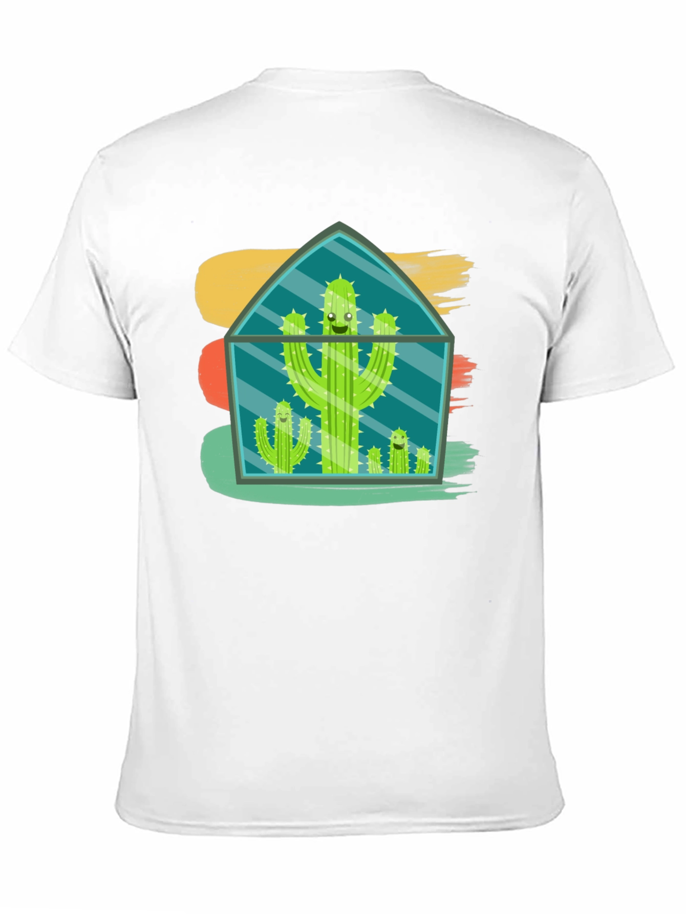 Black Cactus Terrarium T-Shirt - Funny Plant Lover Tee view 11