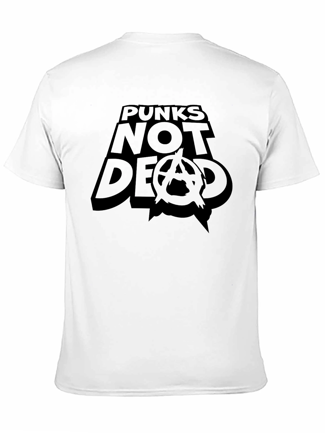 Black Punks Not Dead Graphic T-Shirt view 11