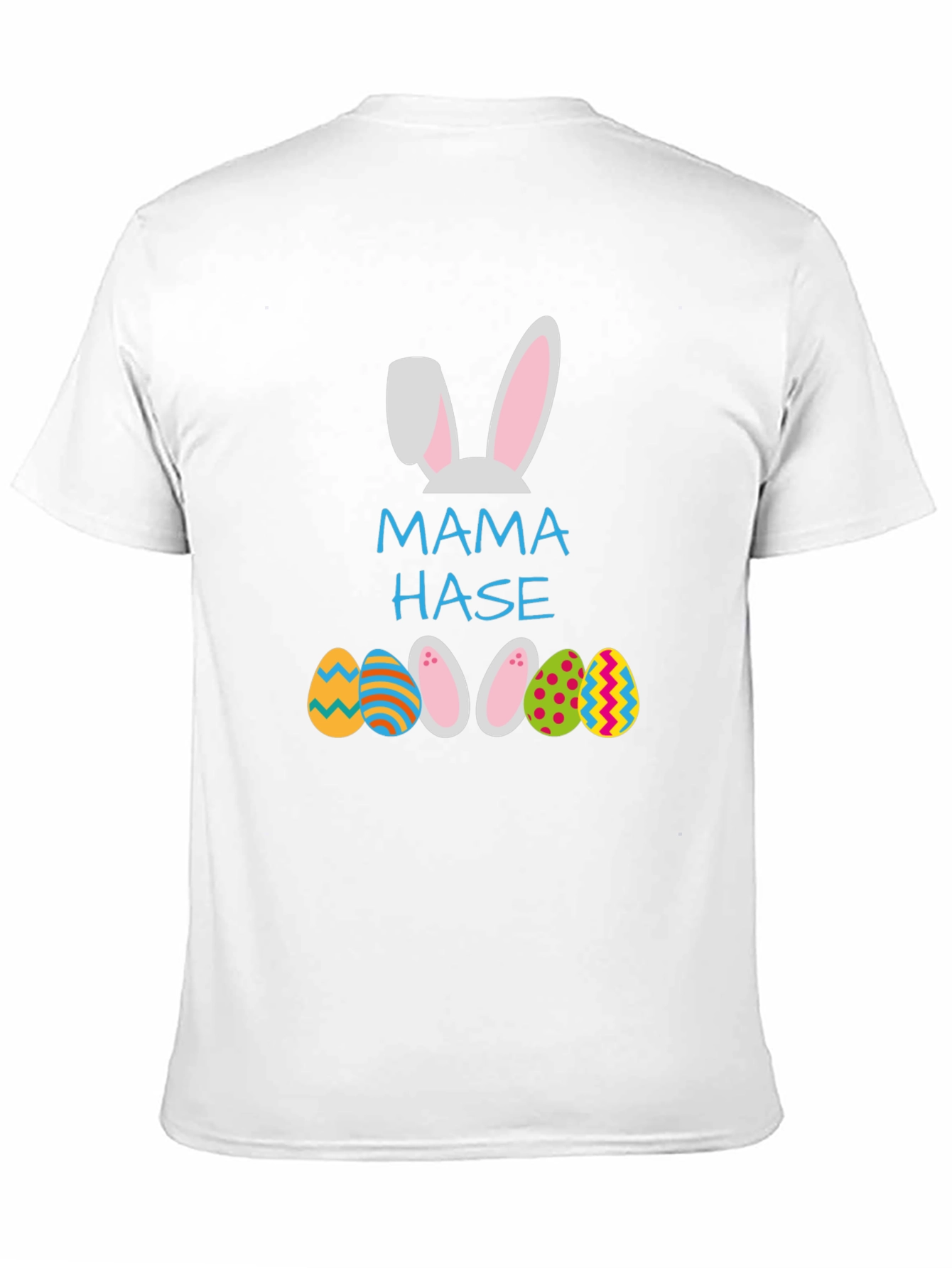 Black Mama Hase Easter Bunny Egg T-Shirt view 11