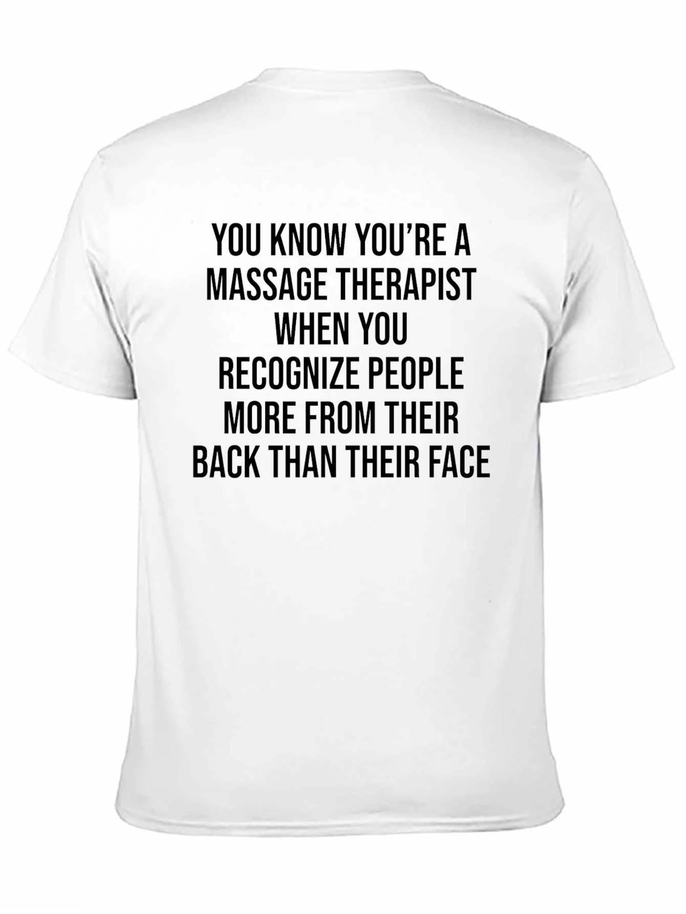 Black Massage Therapist T-Shirt - Funny Gift for MTs view 11