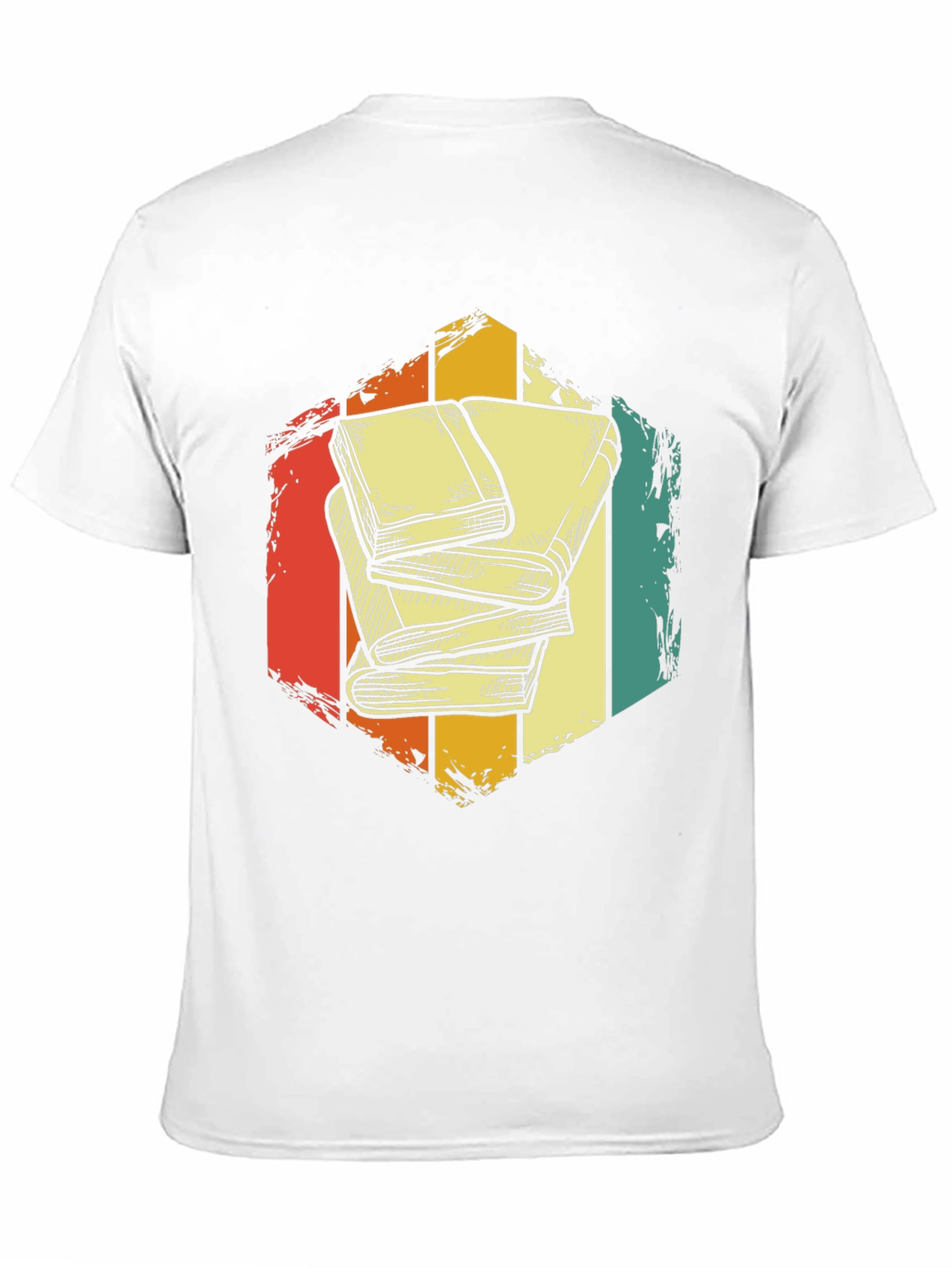 Black Vintage Books T-Shirt - Reader Apparel view 11