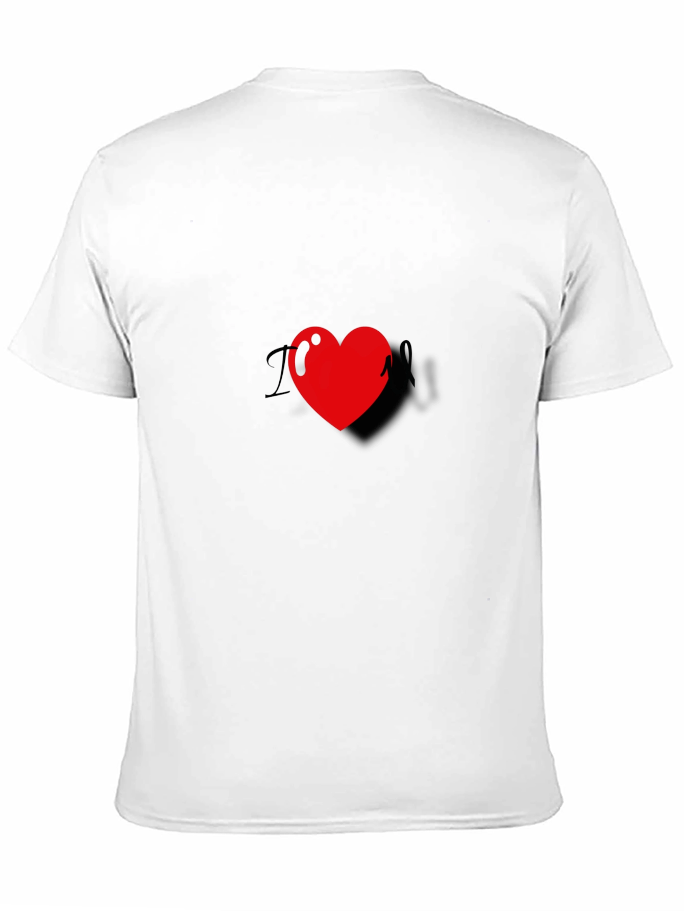 Black I Heart Black T-Shirt - Casual Fashion Tee view 11
