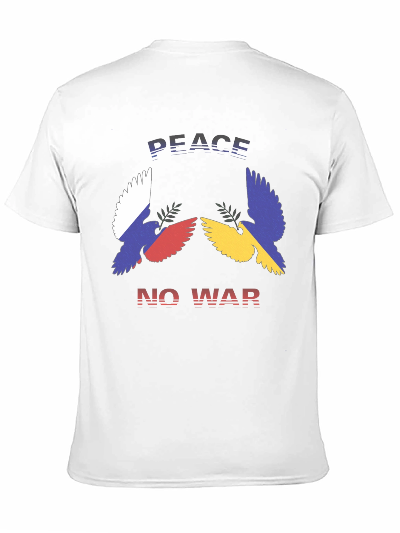 Black Peace No War Graphic T-Shirt view 11