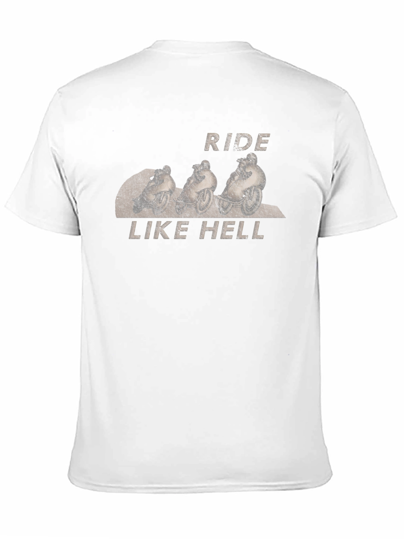 Black Ride Like Hell Graphic Tee - Men's Black T-Shirt view 11