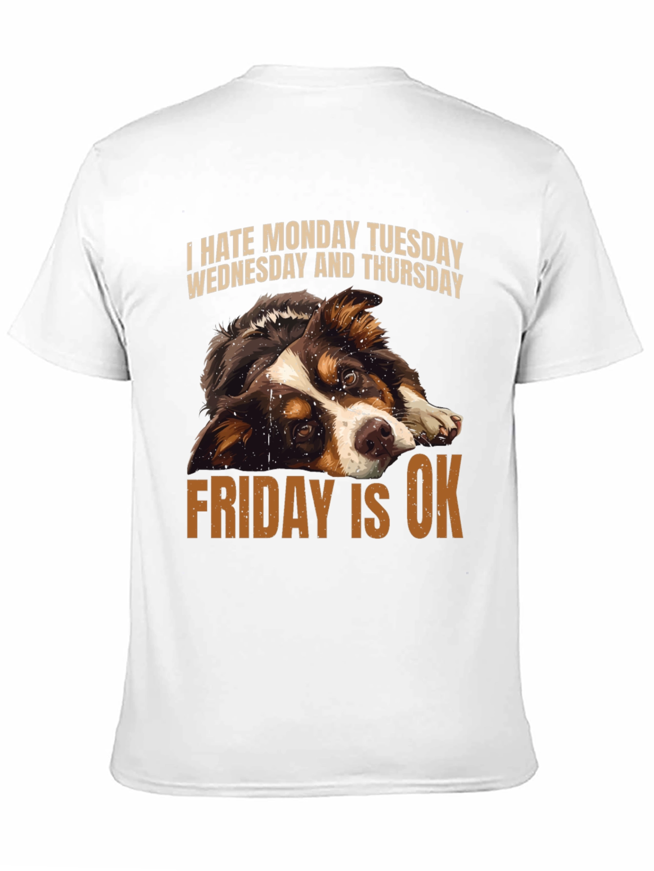 Funny Dog Days of the Week T-Shirt - 11