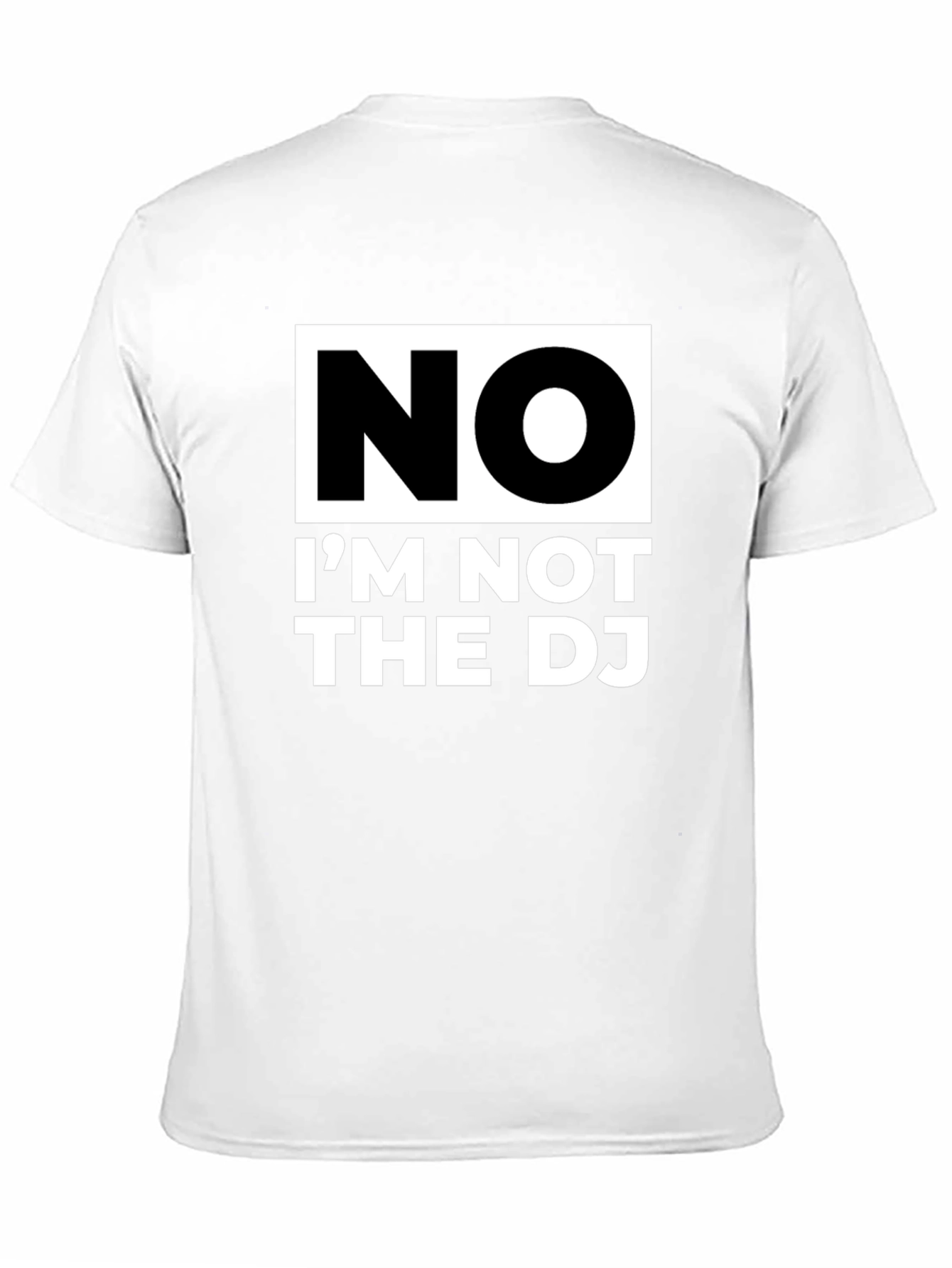 Black Funny "No, I'm Not The DJ" Graphic Tee view 11