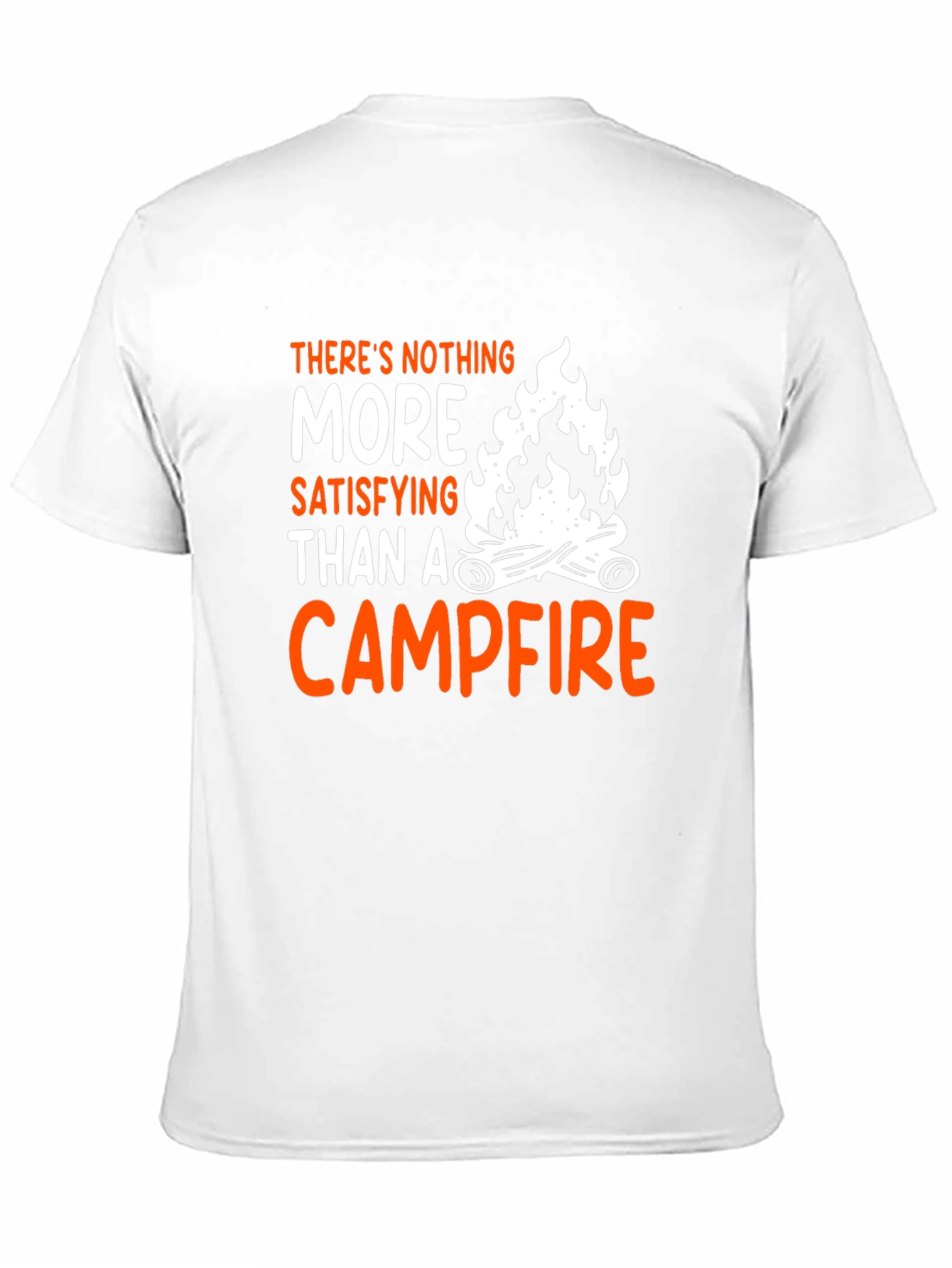 Black Campfire T-Shirt - Satisfying Camping Tee view 11