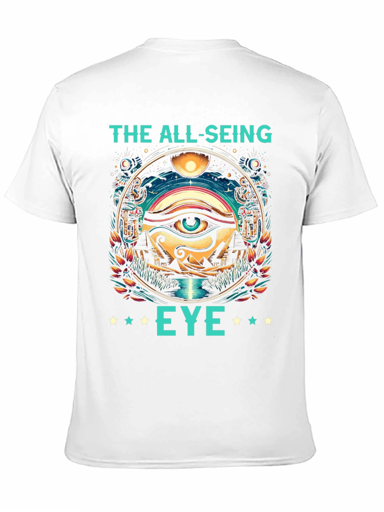 Black The All-Seeing Eye Graphic Tee view 11