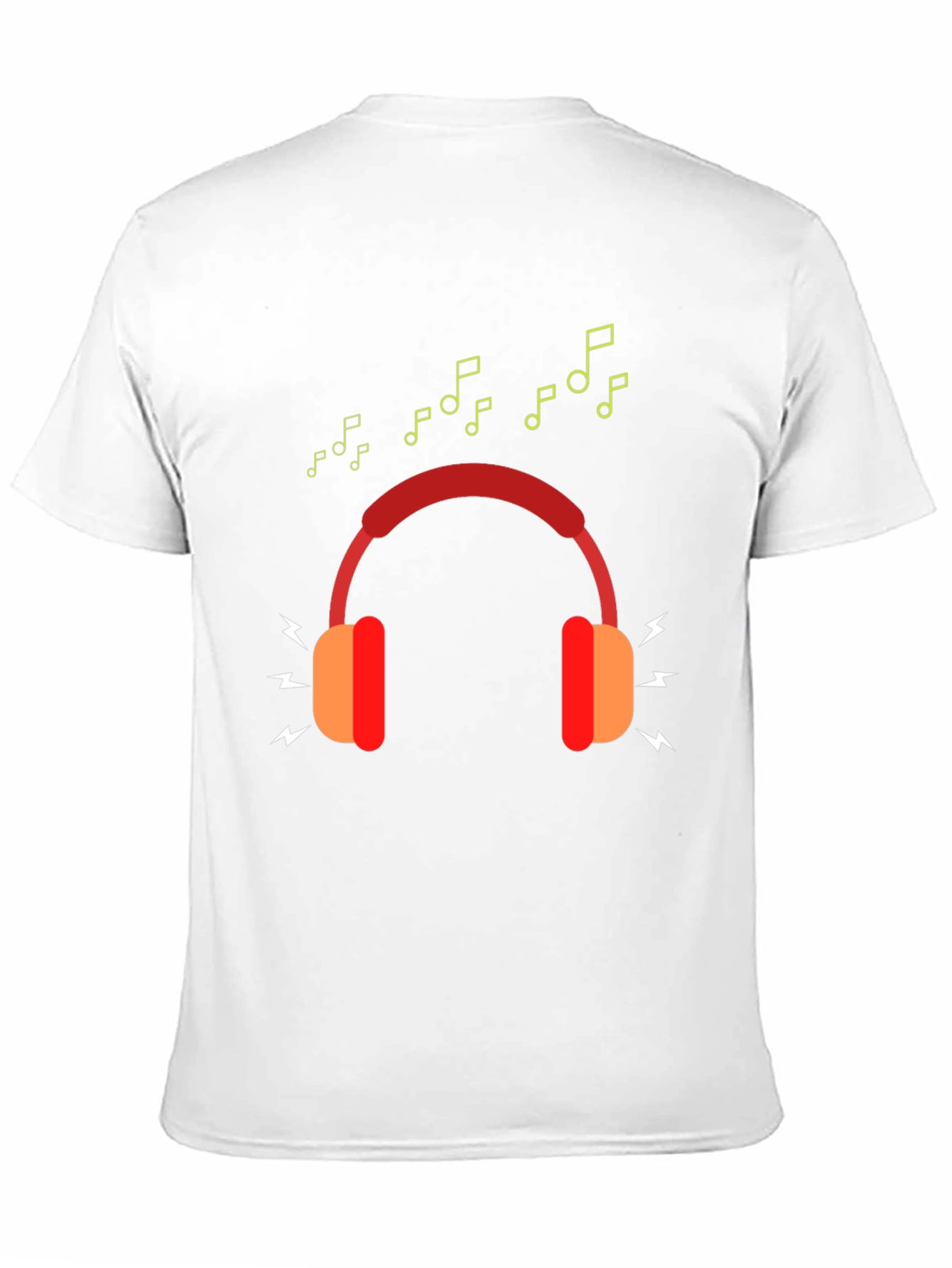 Black Stylish Music Lover's Graphic T-Shirt view 11