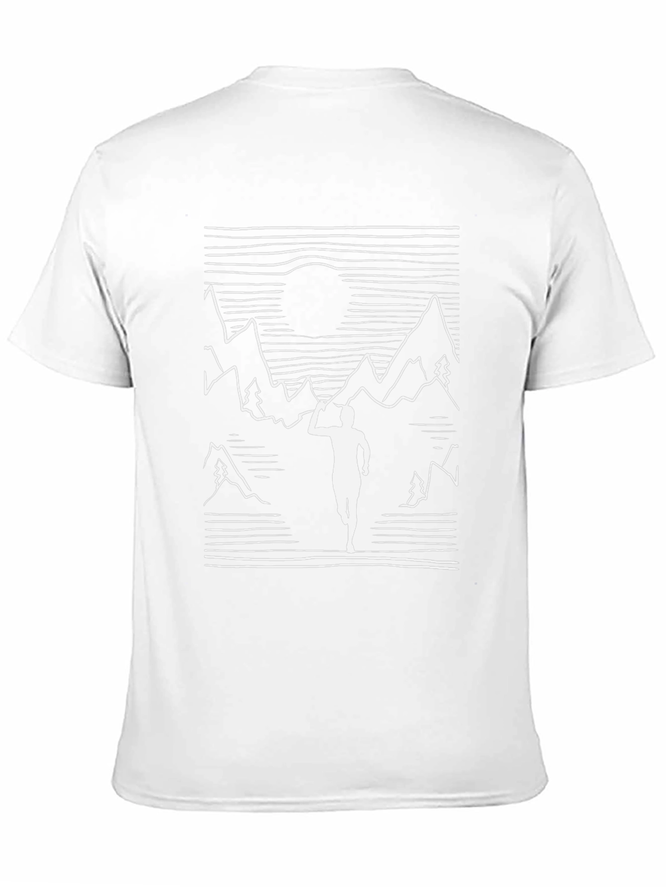 Mountain Runner Graphic Tee - Black Cotton T-Shirt - 11