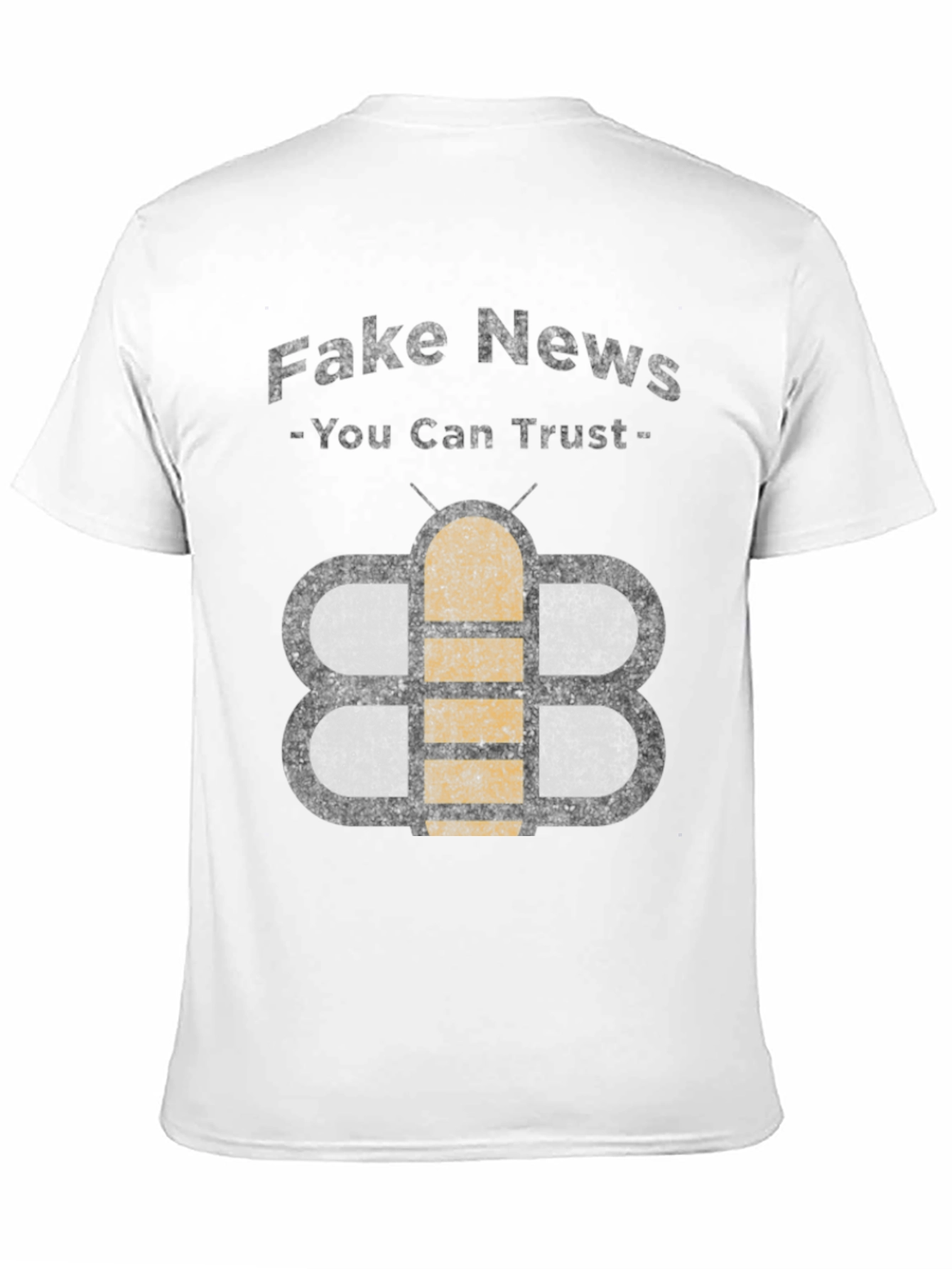Black Fake News You Can Trust Humor Graphic Tee view 11