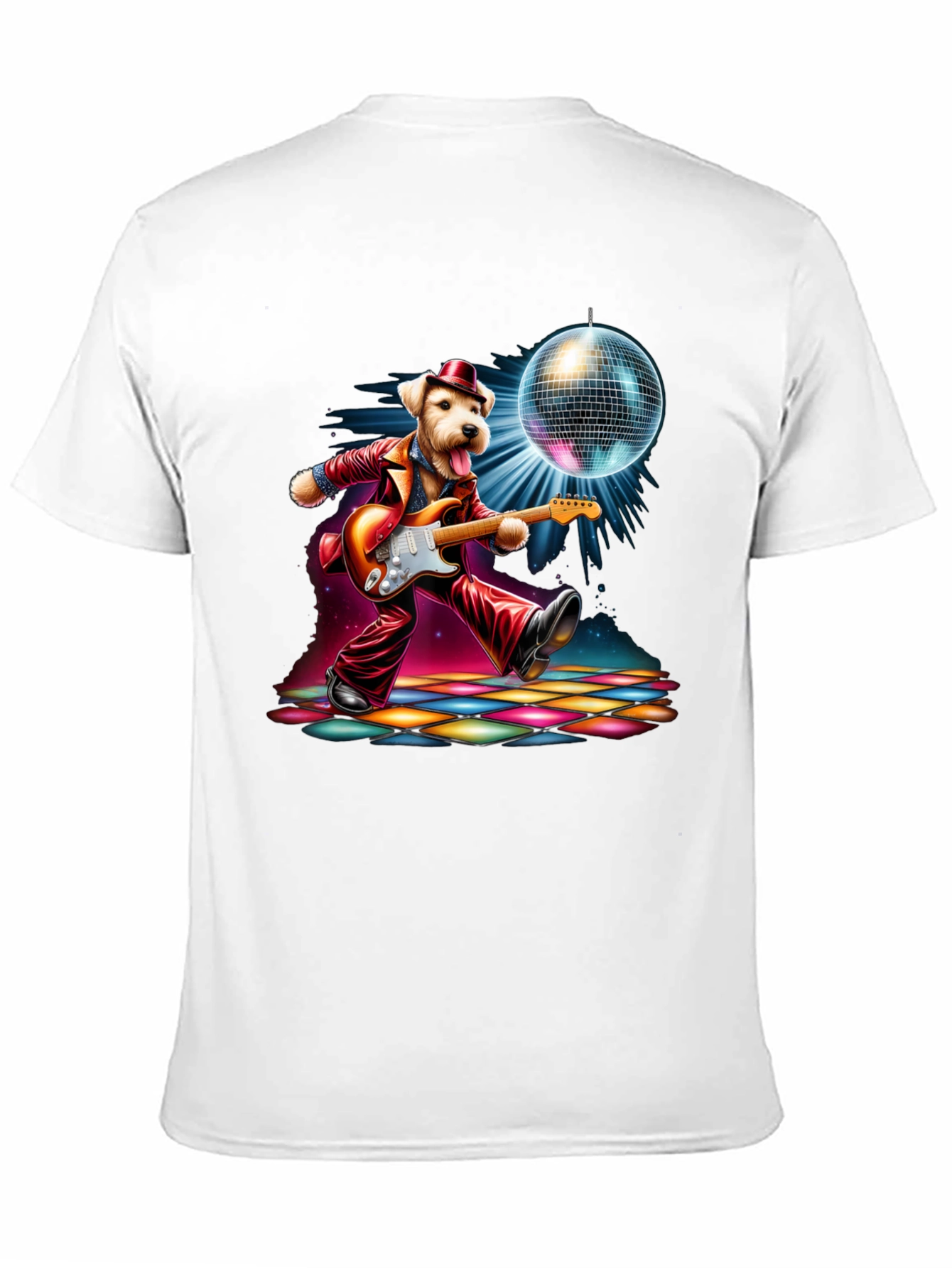 Black Disco Dog T-Shirt view 11