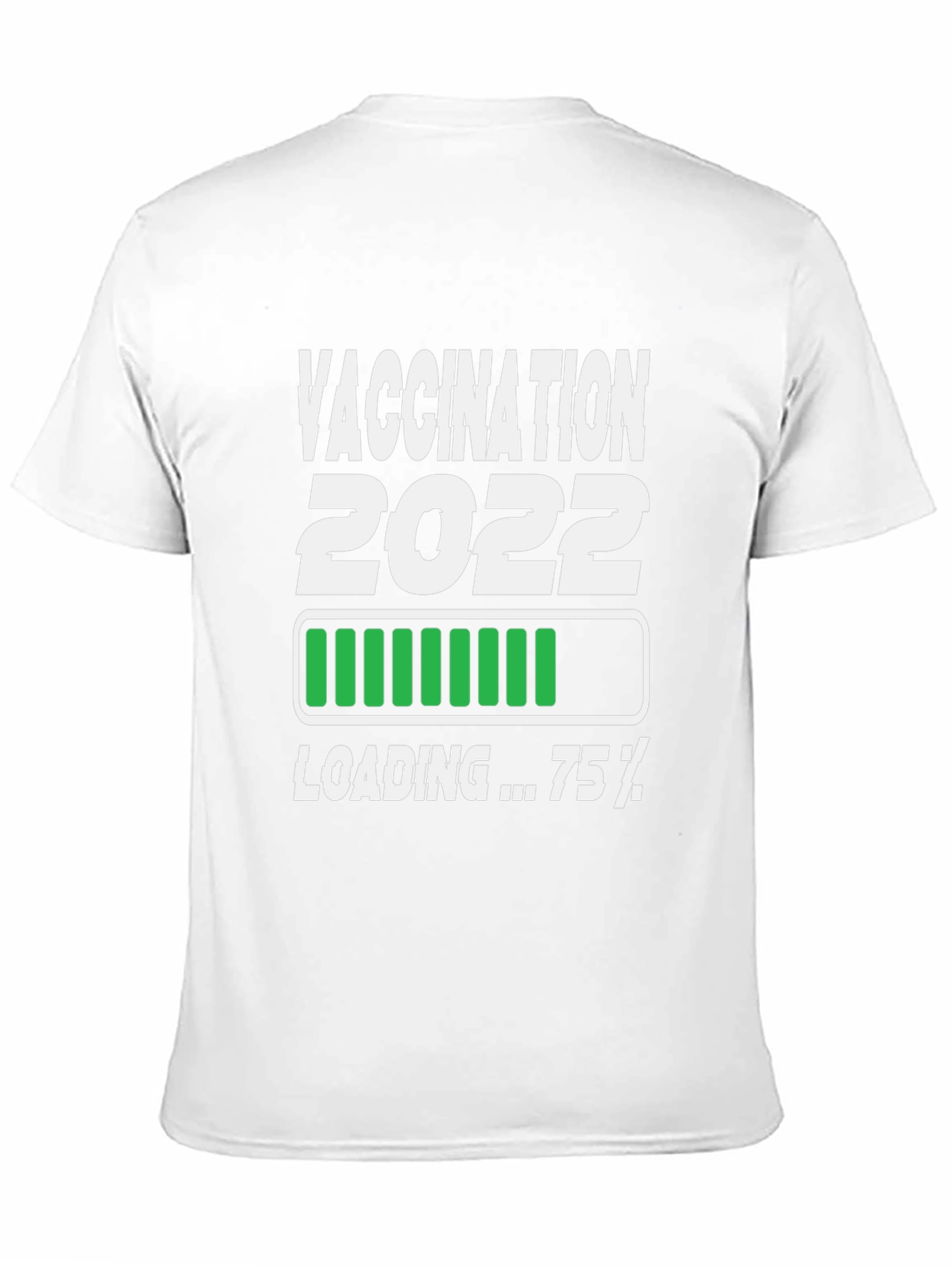 Black Vaccination 2022 Loading Funny T-Shirt view 11