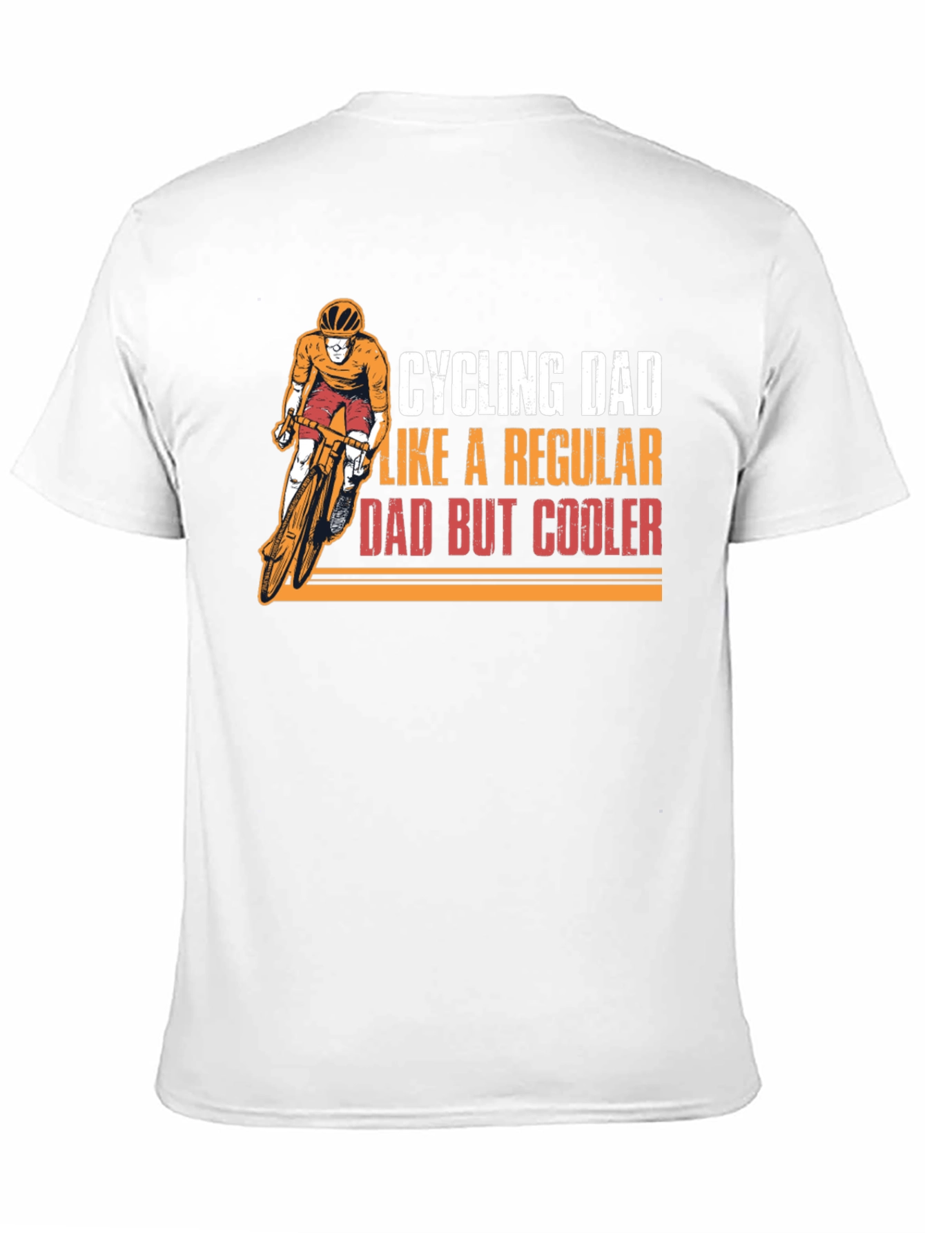 Black Cycling Dad T-Shirt - Cool Dad Edition view 11