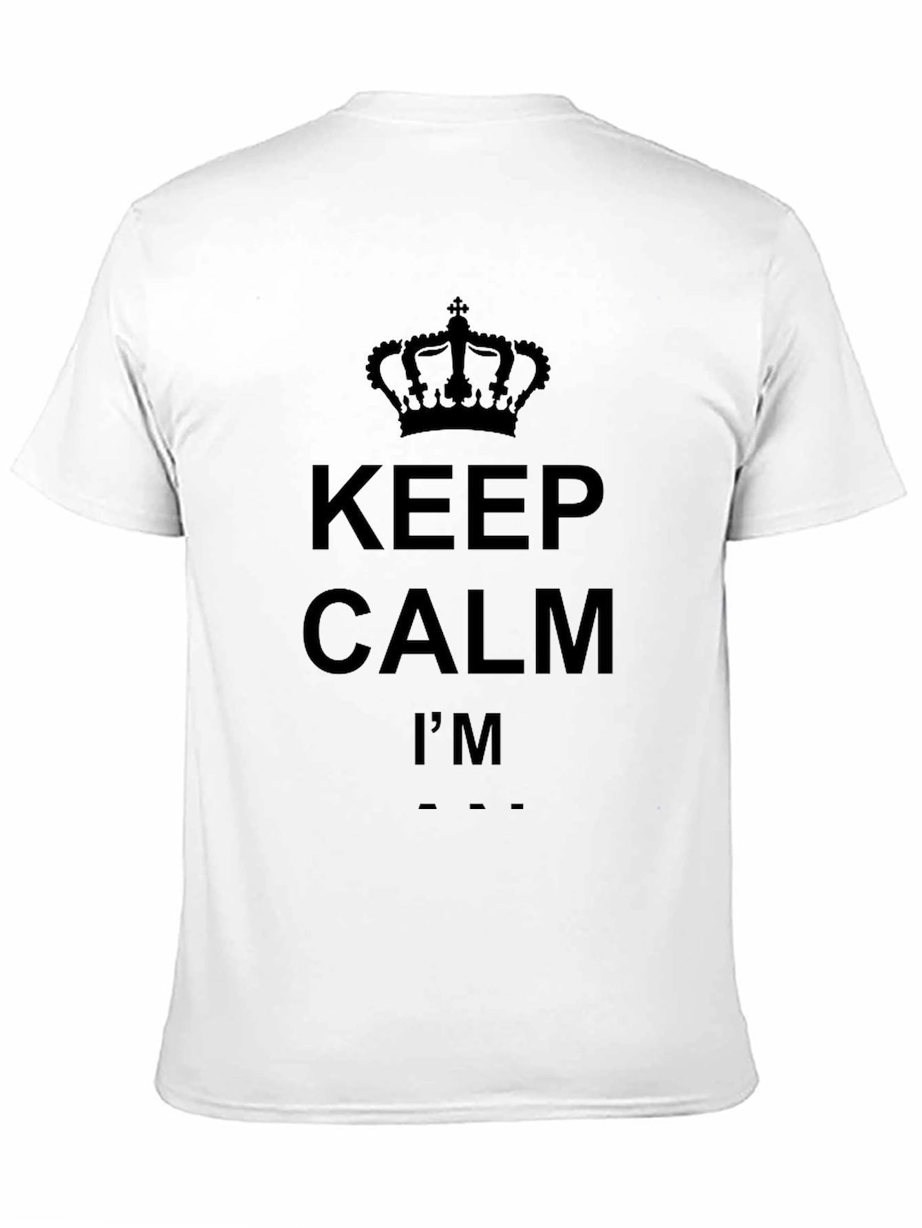 Black Keep Calm Graphic T-Shirt - Black view 11