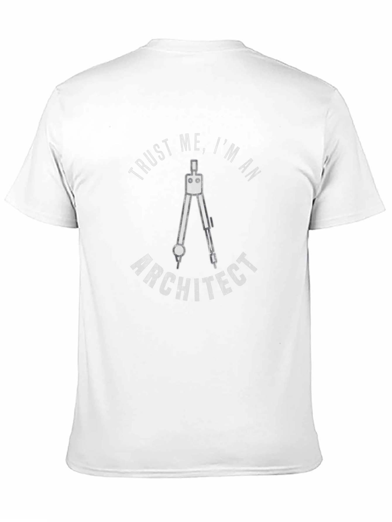 Black Trust Me I'm An Architect - Funny T-Shirt view 11
