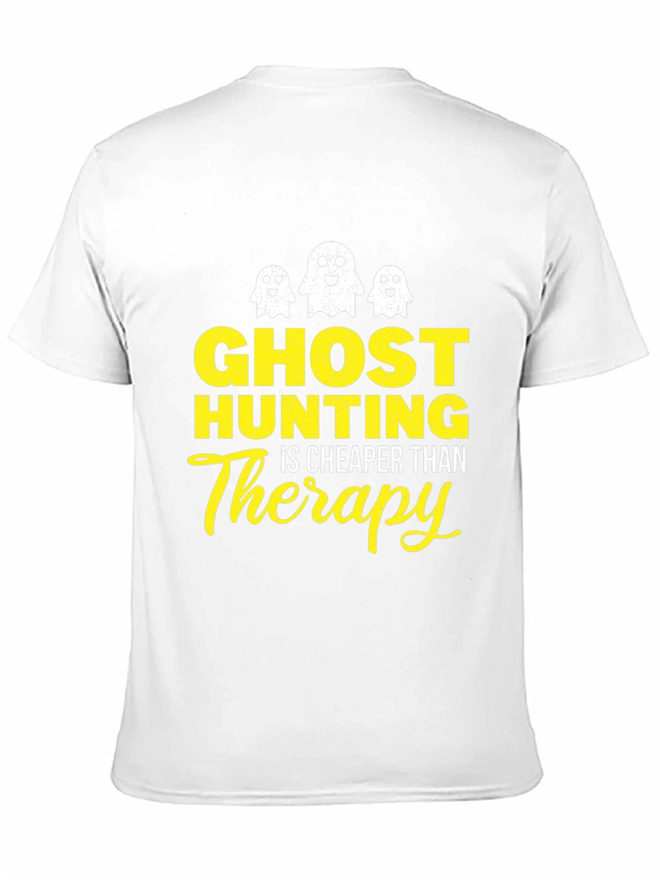 Black Ghost Hunting Therapy Tee view 11