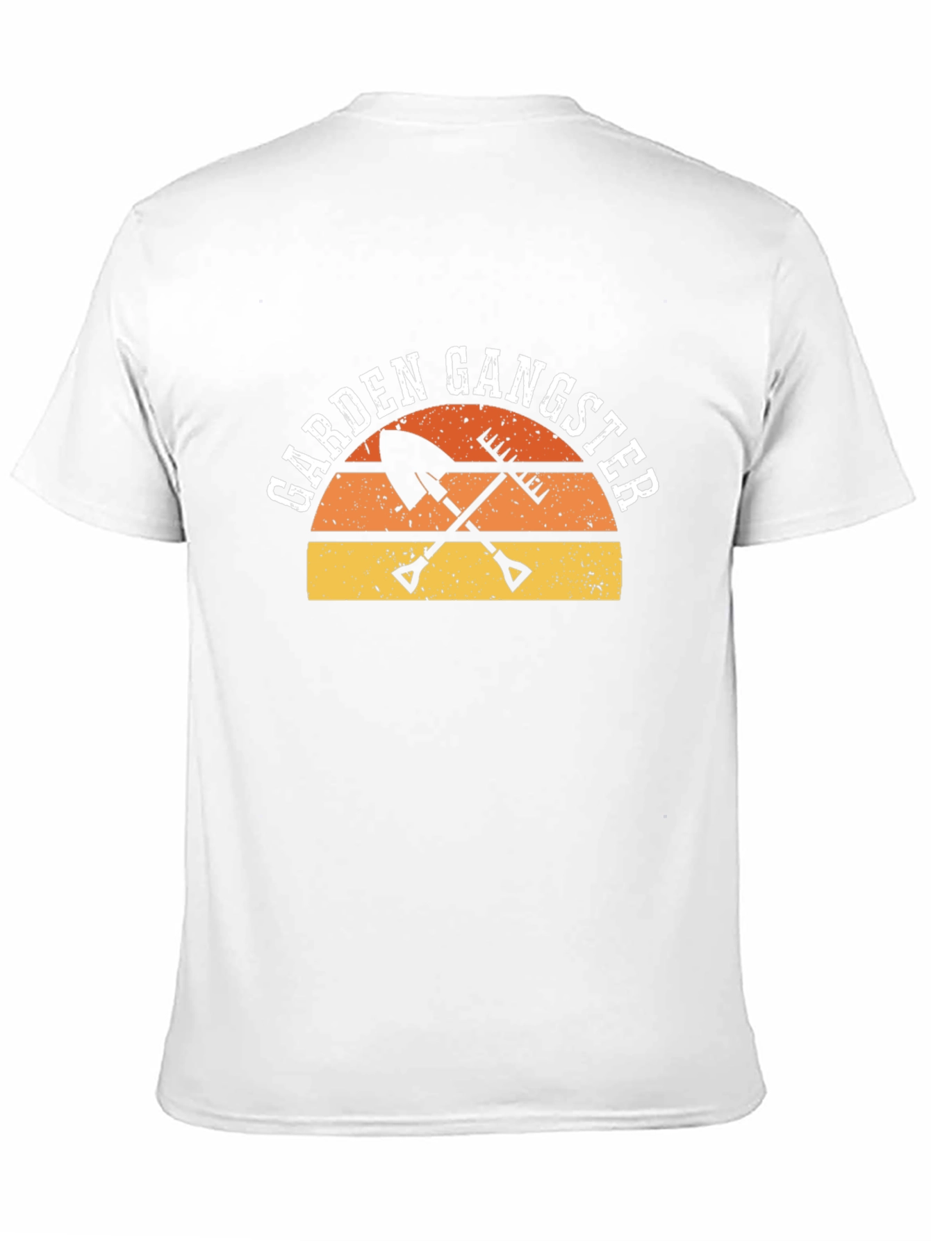 Black Garden Gangster Graphic Tee - Black Cotton T-Shirt view 11