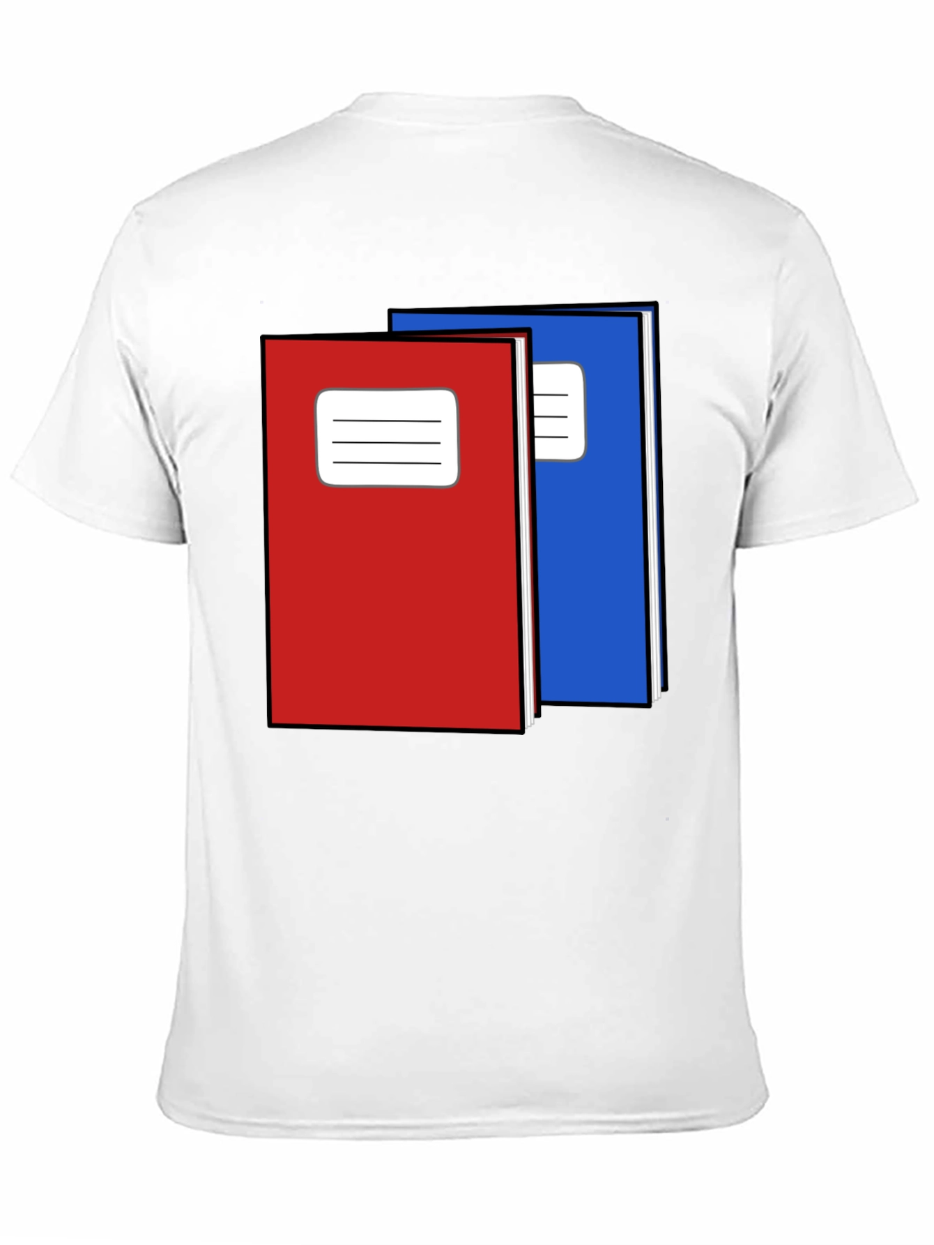 Black Notebook Graphic T-Shirt - Back to School Cool view 11