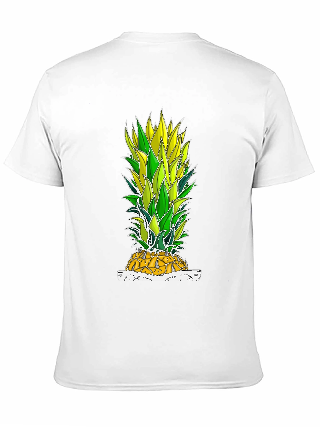 Black Pineapple Graphic Tee - Tropical Fruit T-Shirt view 11
