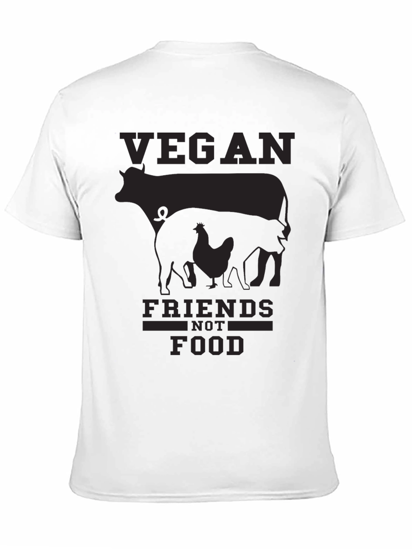 Vegan Friends Not Food T-Shirt - 11