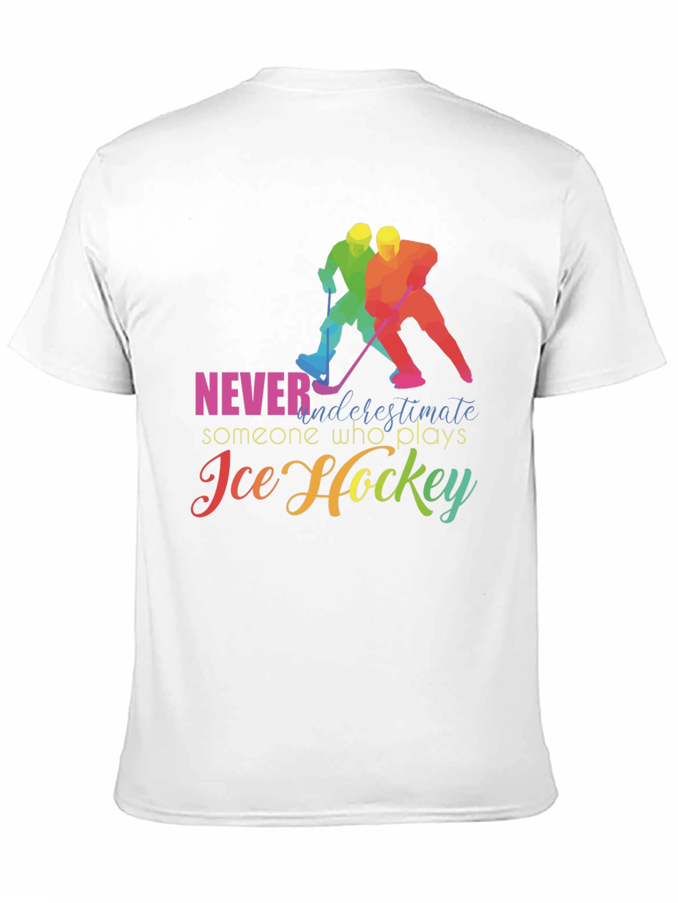 Black Ice Hockey T-Shirt: Never Underestimate view 11