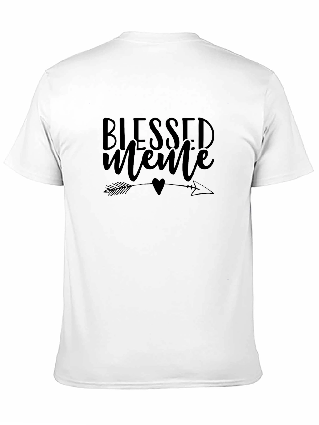 Black Blessed Meme Graphic Tee - Stylish Comfort view 11