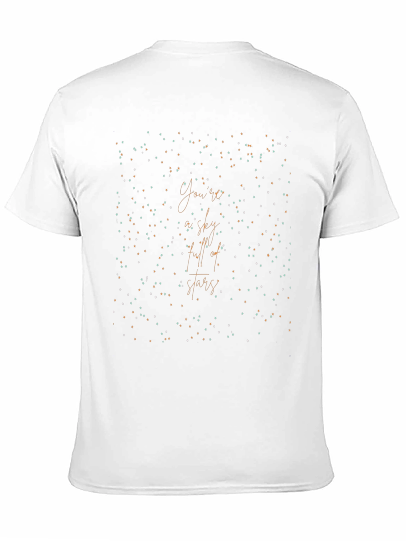 Black Sky Full of Stars Black T-Shirt view 11