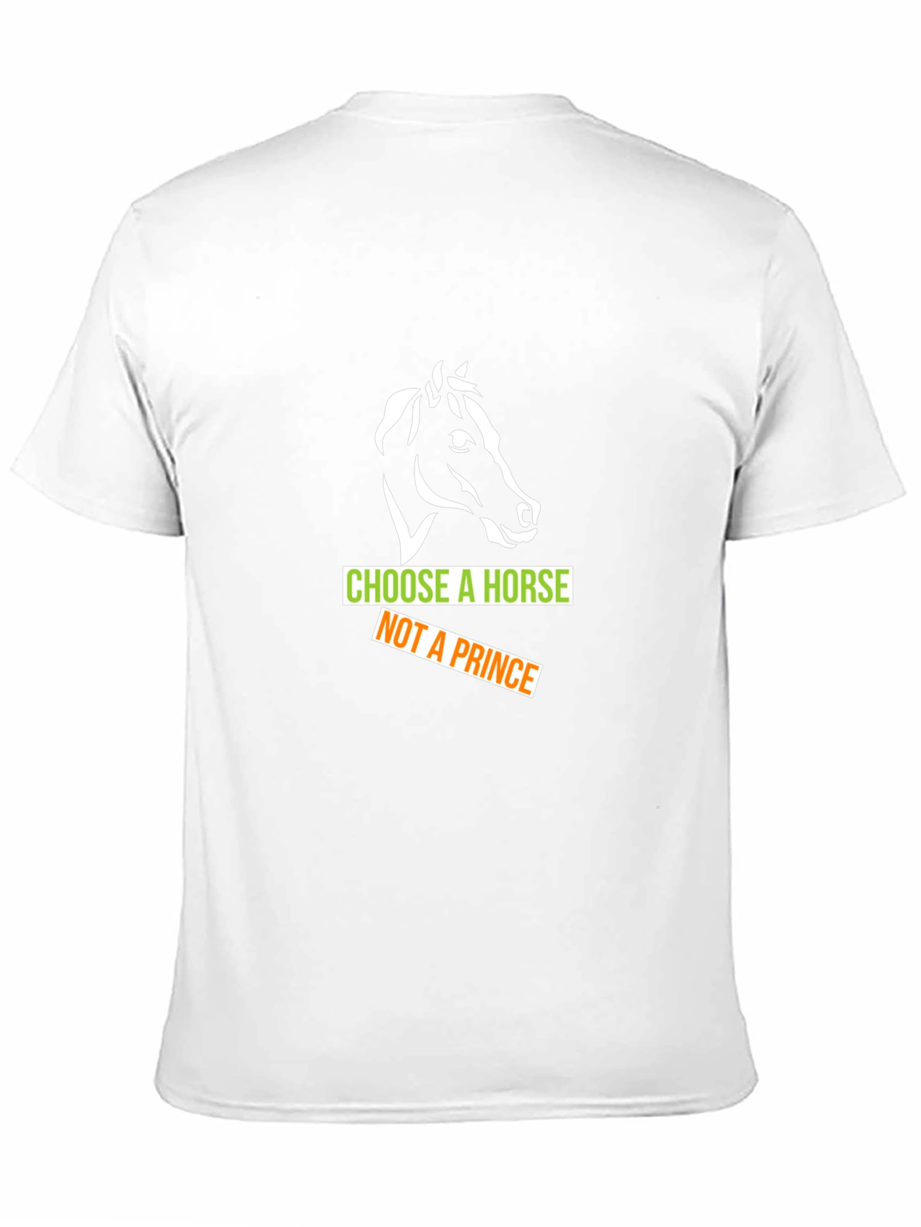 Black Choose a Horse T-Shirt view 11