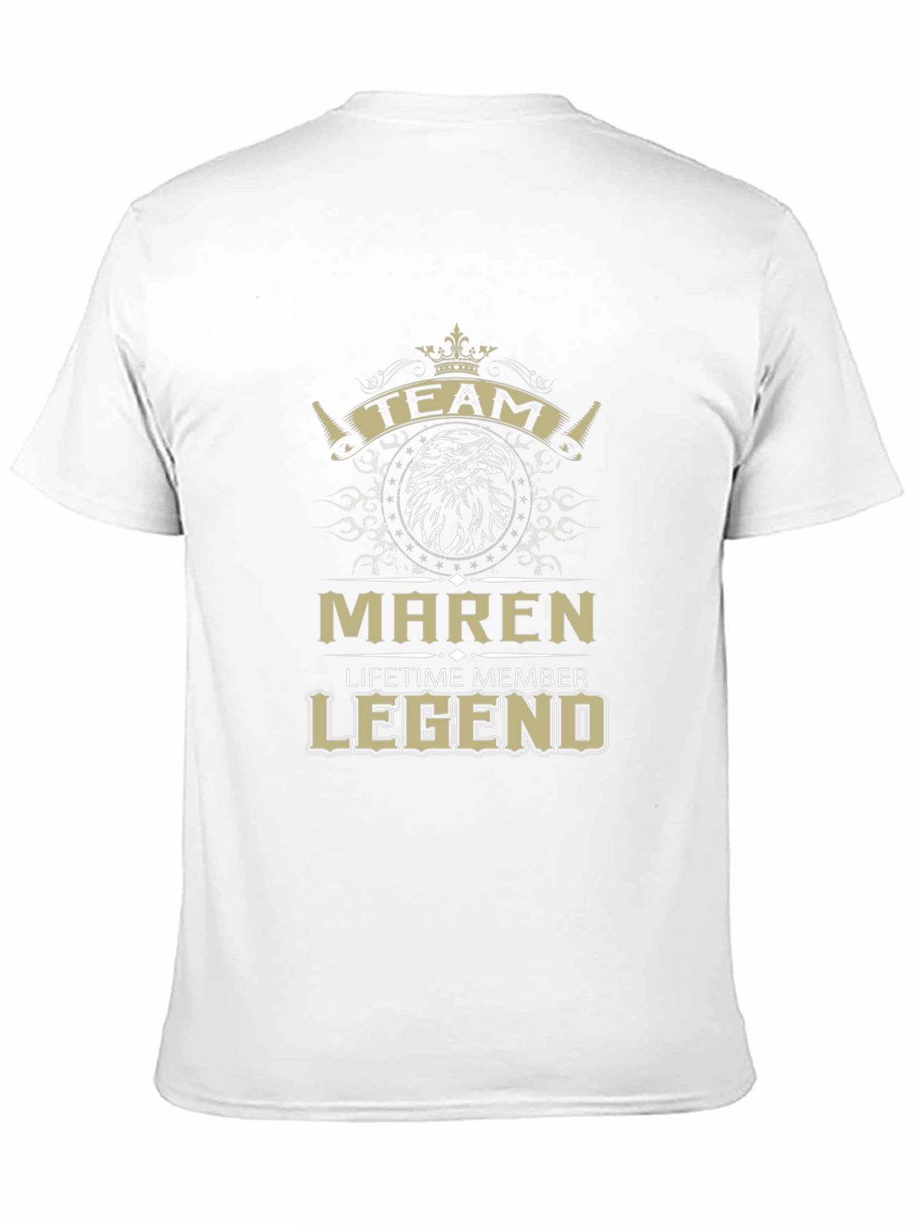 Black Maren Team Legend Tee - Lifetime Member T-Shirt view 11
